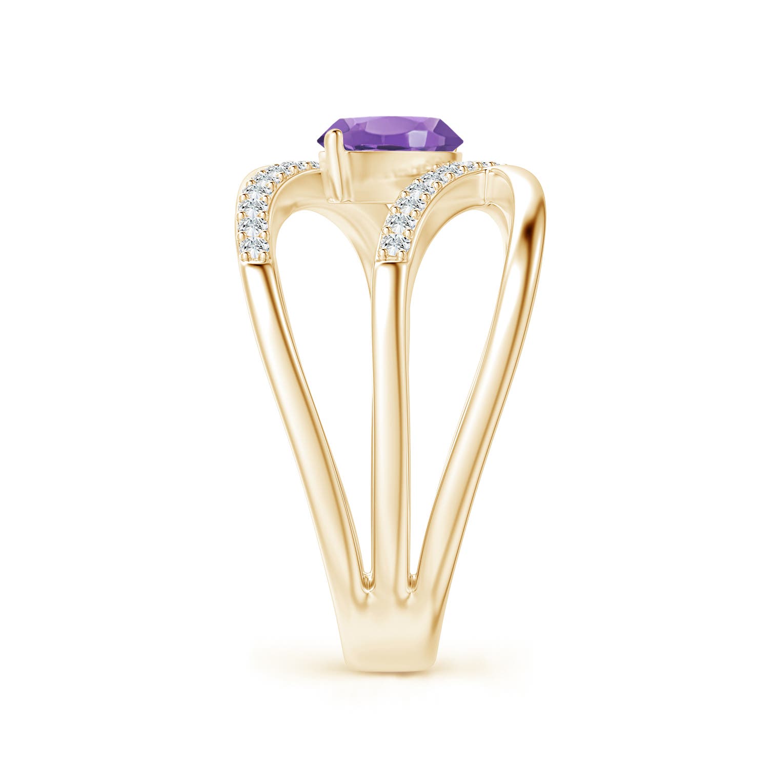 AA - Amethyst / 1.13 CT / 14 KT Yellow Gold