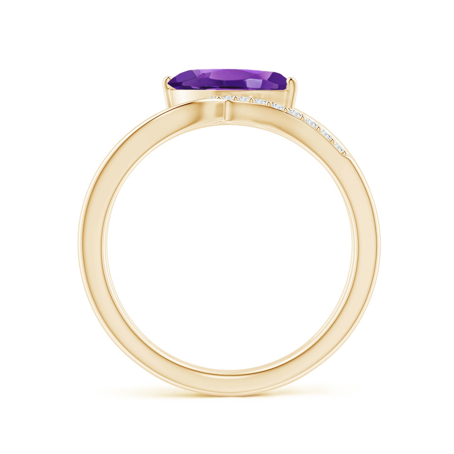 AAAA - Amethyst / 1.13 CT / 14 KT Yellow Gold