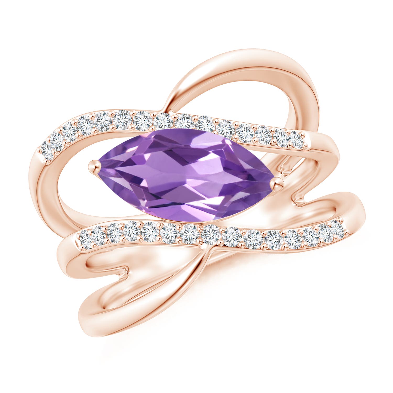 A - Amethyst / 1.54 CT / 14 KT Rose Gold