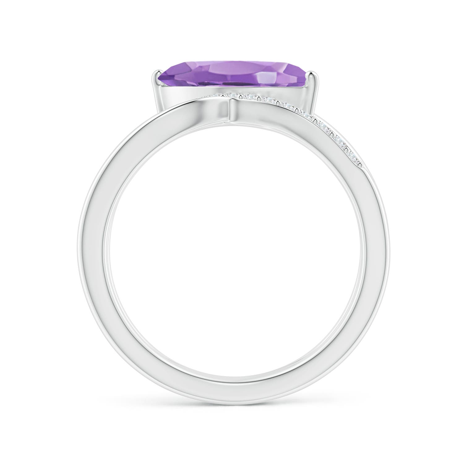 A - Amethyst / 1.54 CT / 14 KT White Gold