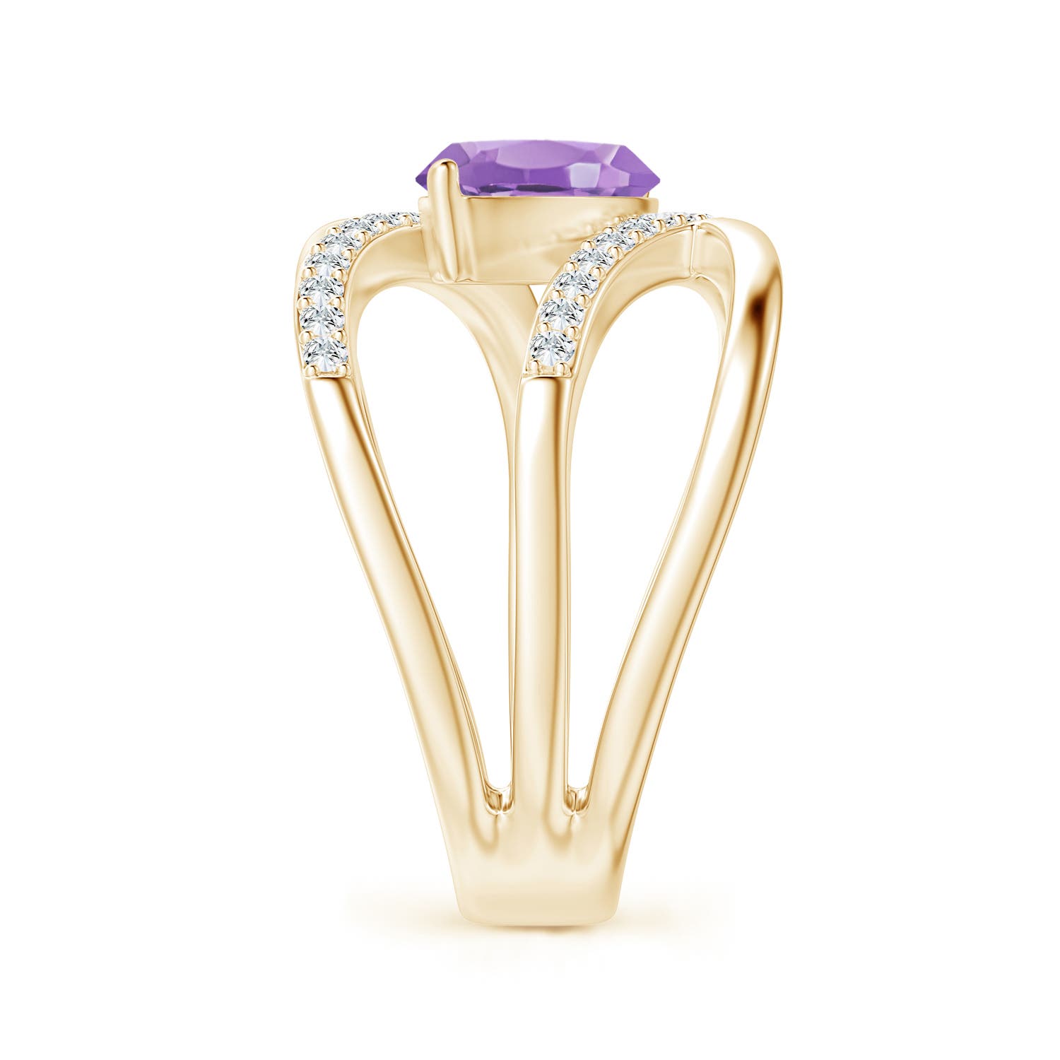 A - Amethyst / 1.54 CT / 14 KT Yellow Gold