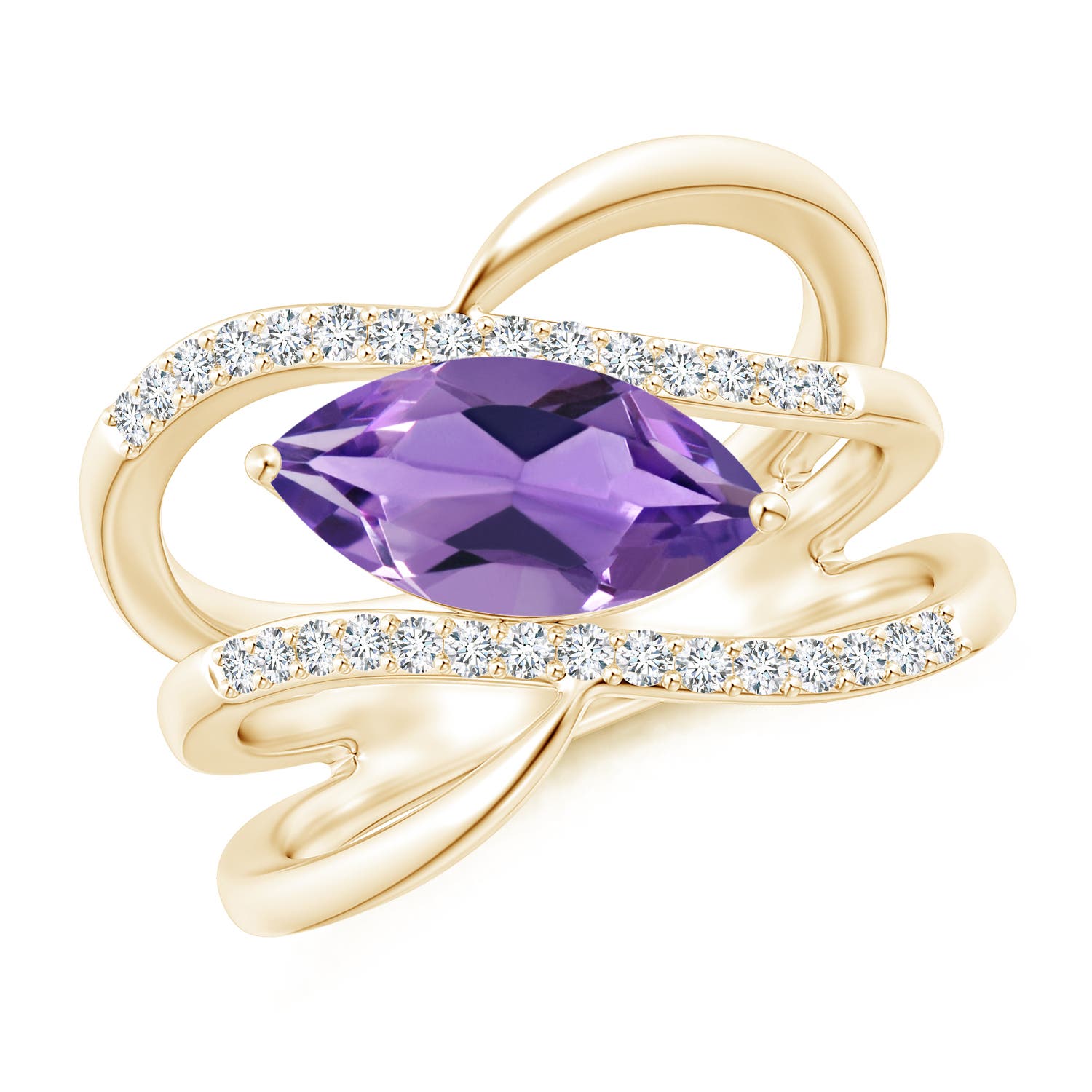 AA - Amethyst / 1.54 CT / 14 KT Yellow Gold