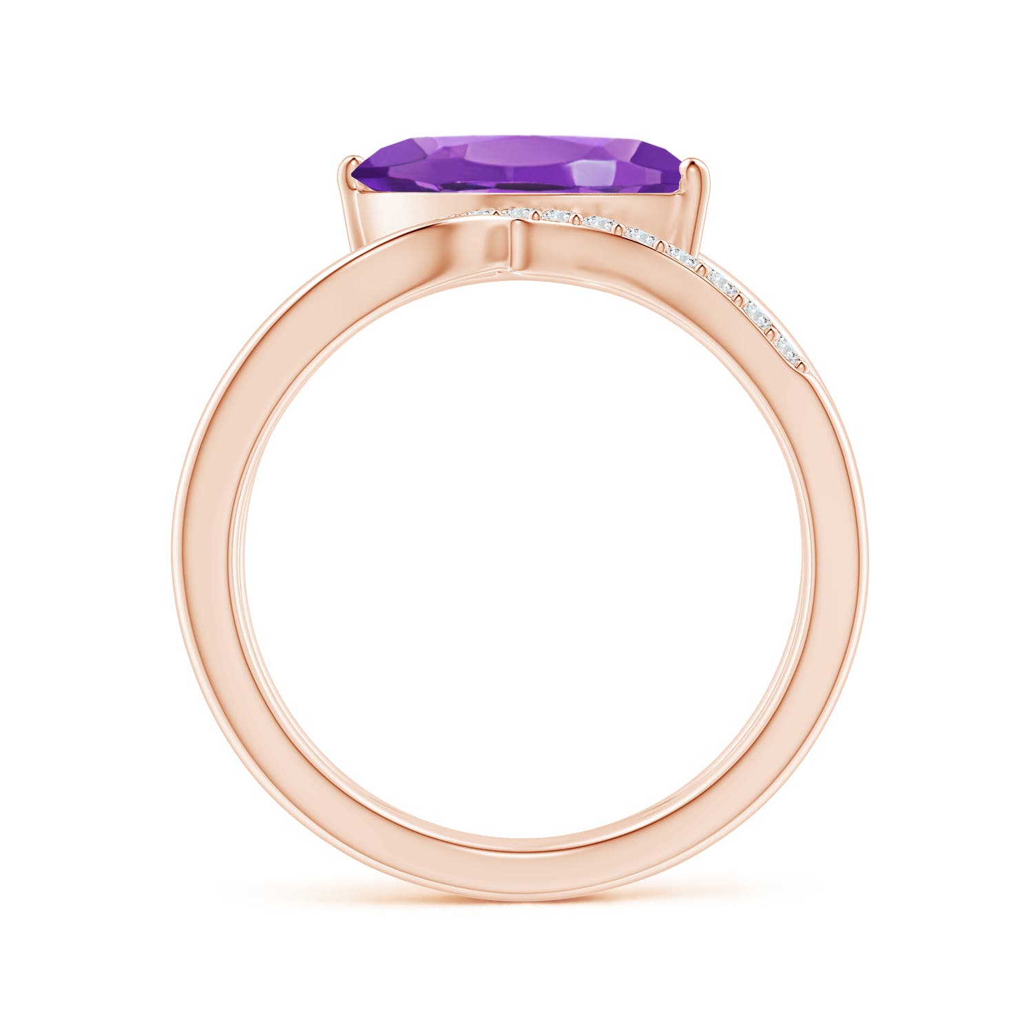 AAA - Amethyst / 1.54 CT / 14 KT Rose Gold