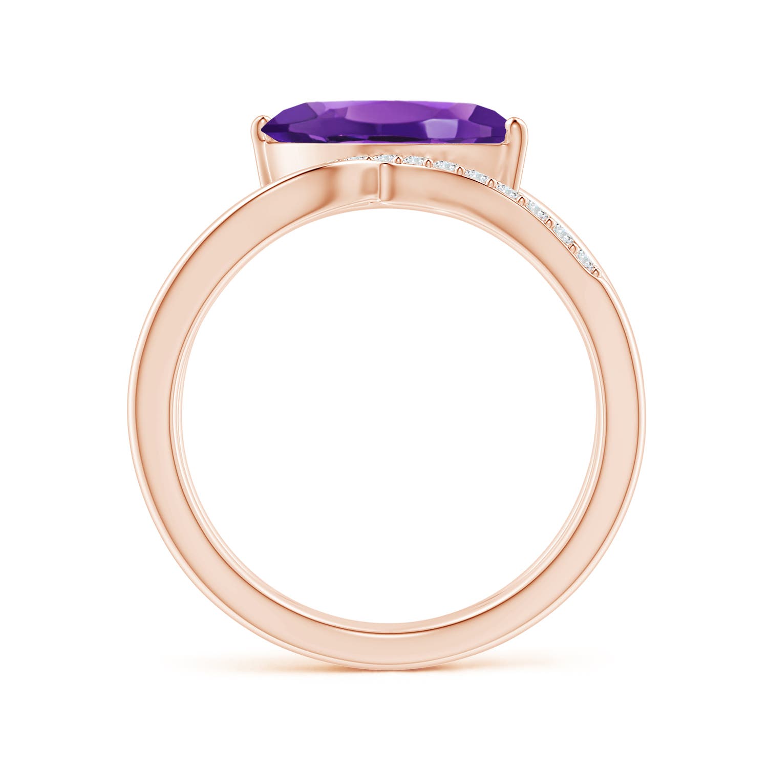 AAAA - Amethyst / 1.54 CT / 14 KT Rose Gold