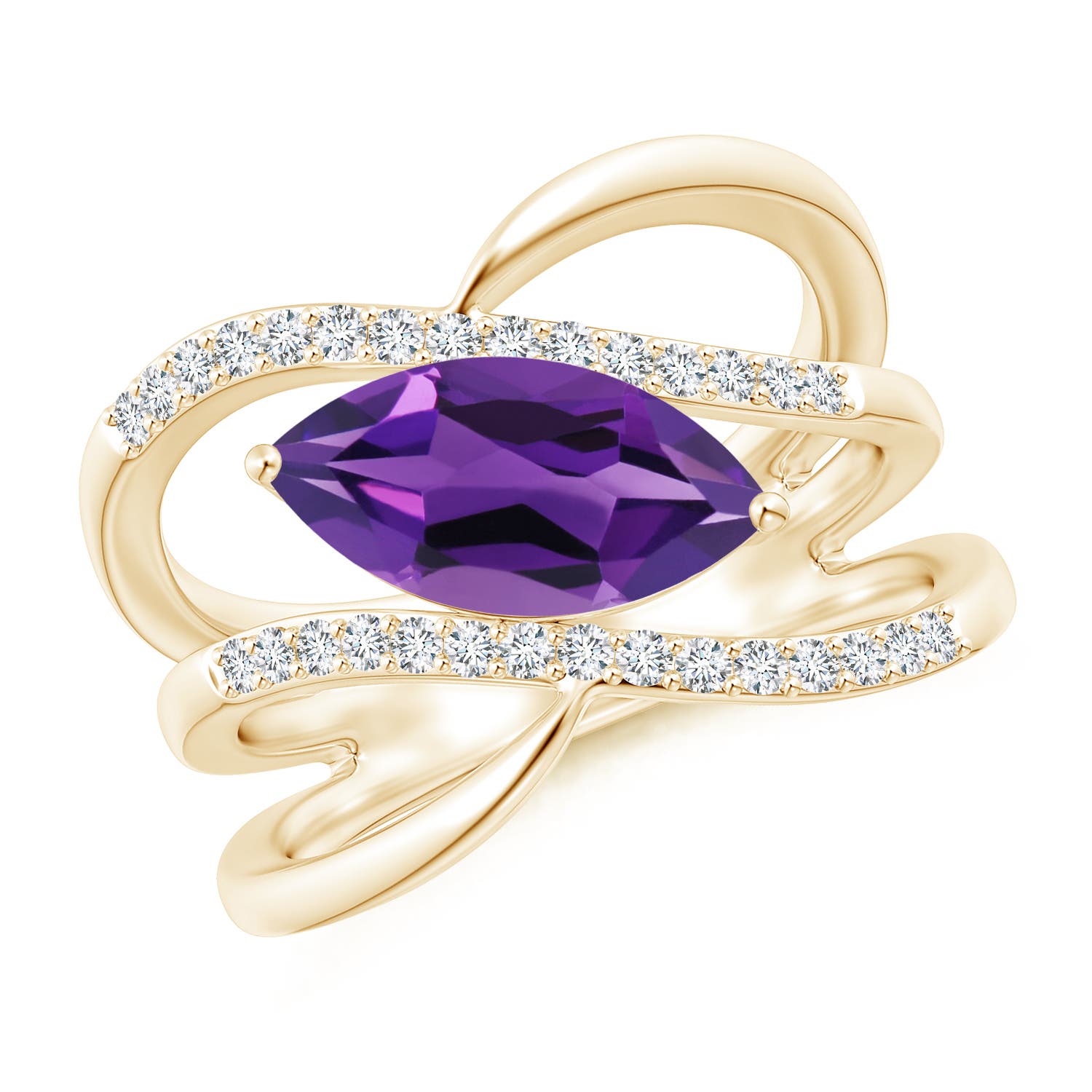 AAAA - Amethyst / 1.54 CT / 14 KT Yellow Gold