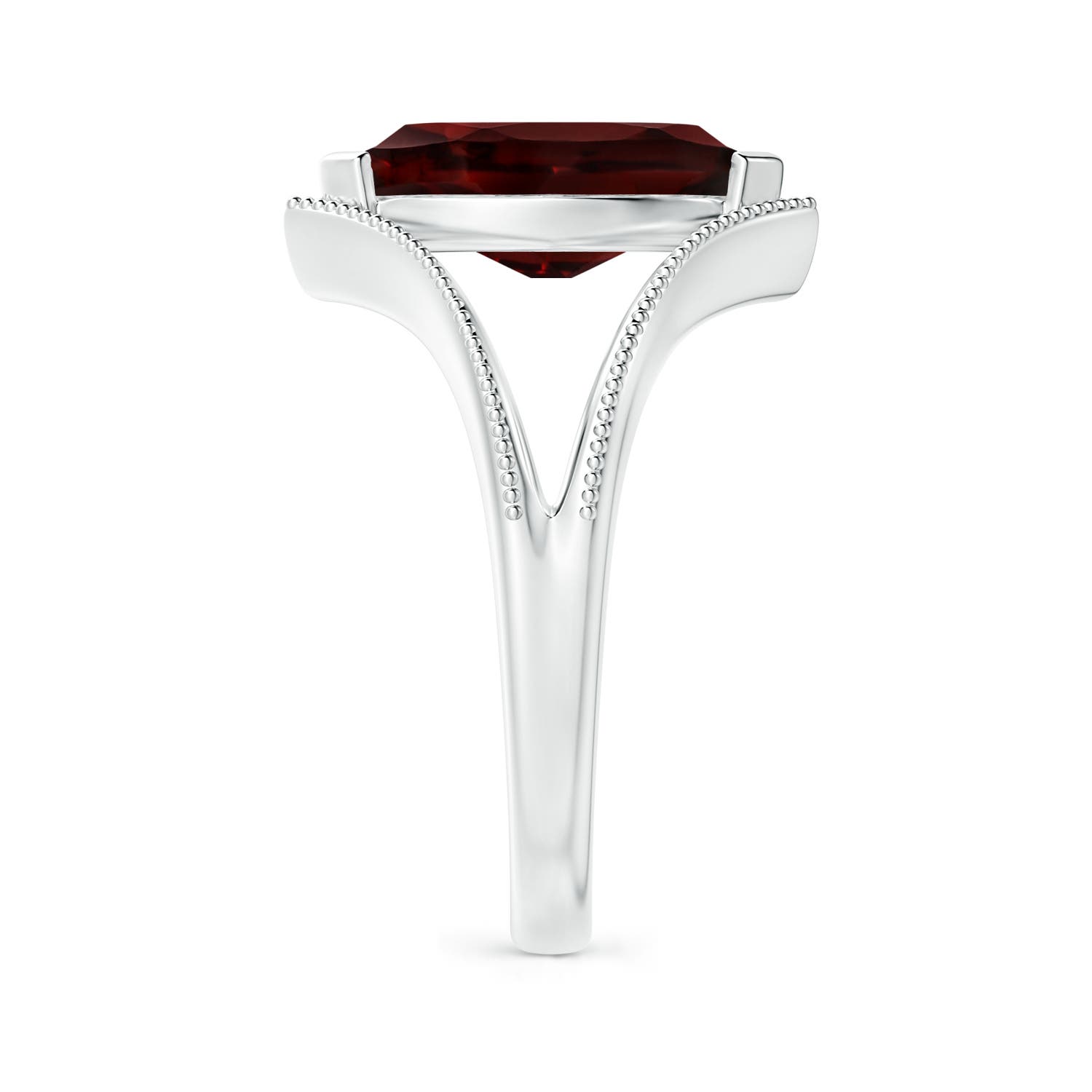 A - Garnet / 1.85 CT / 14 KT White Gold