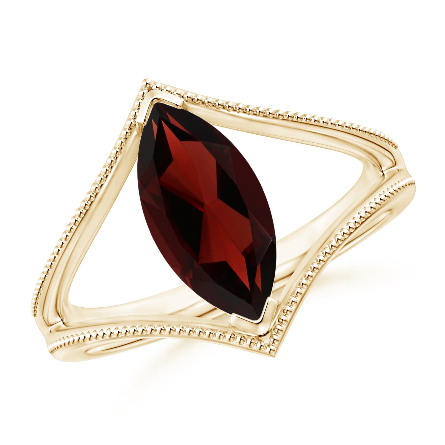 AA - Garnet / 1.85 CT / 14 KT Yellow Gold