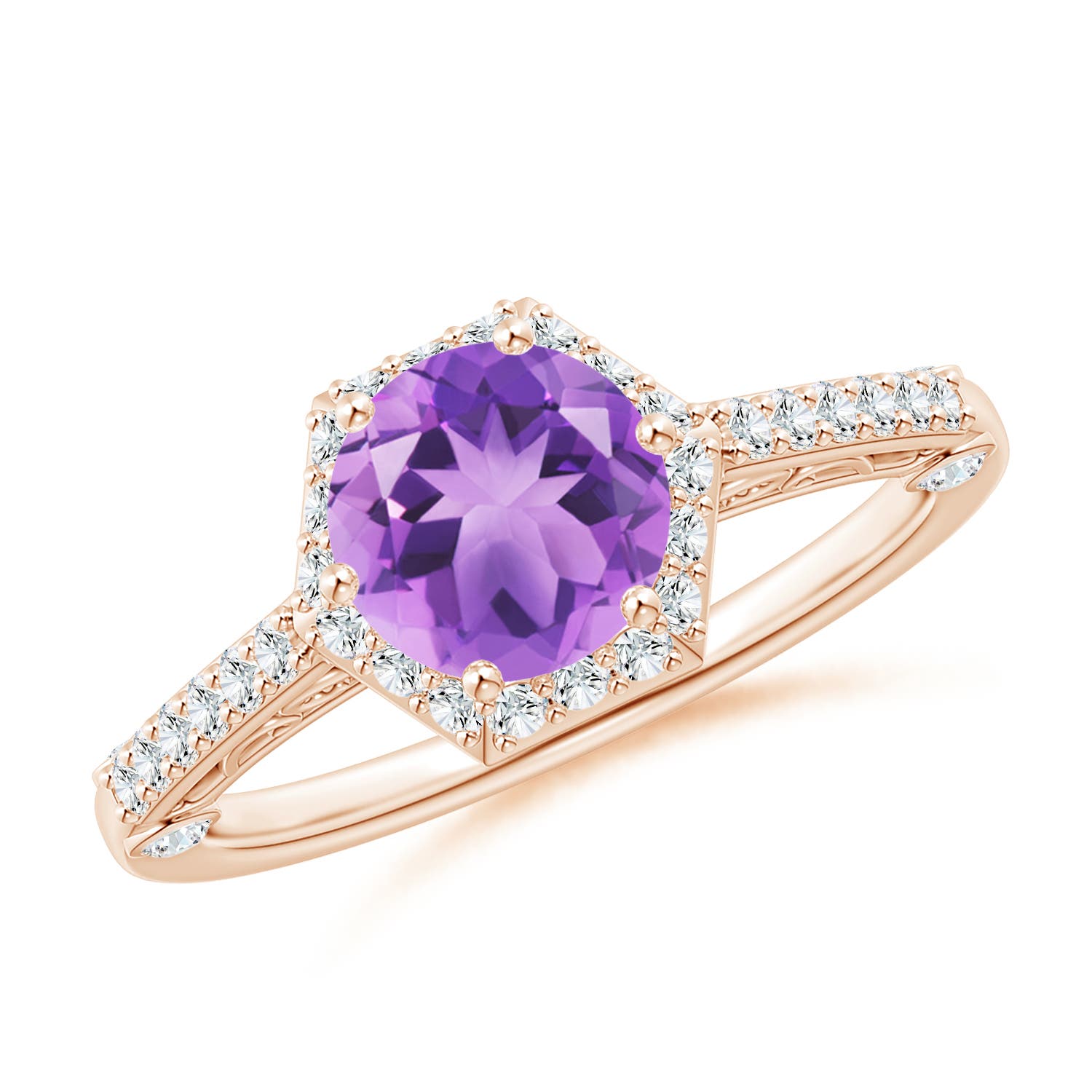 A - Amethyst / 1.52 CT / 14 KT Rose Gold