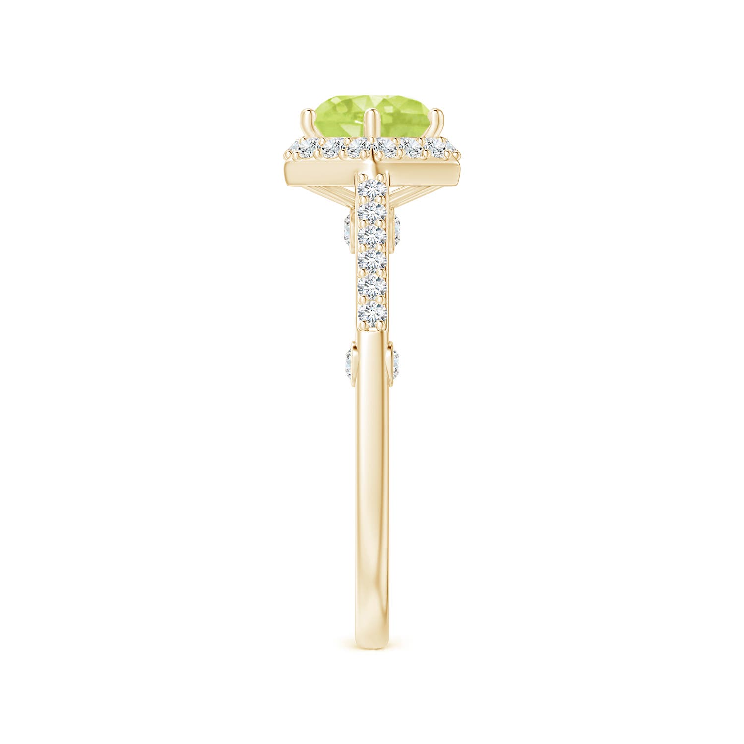 A - Peridot / 1.77 CT / 14 KT Yellow Gold