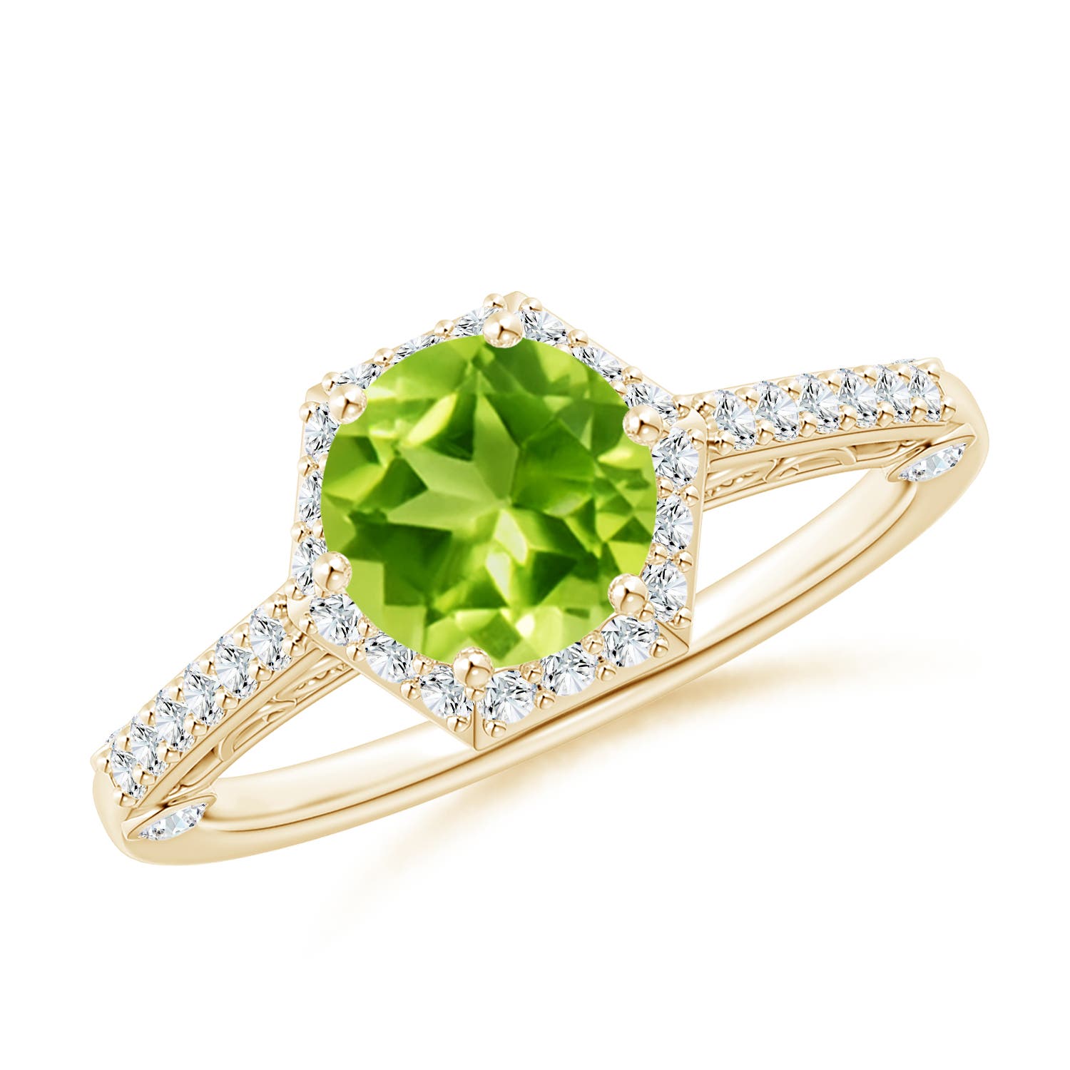 AAA - Peridot / 1.77 CT / 14 KT Yellow Gold