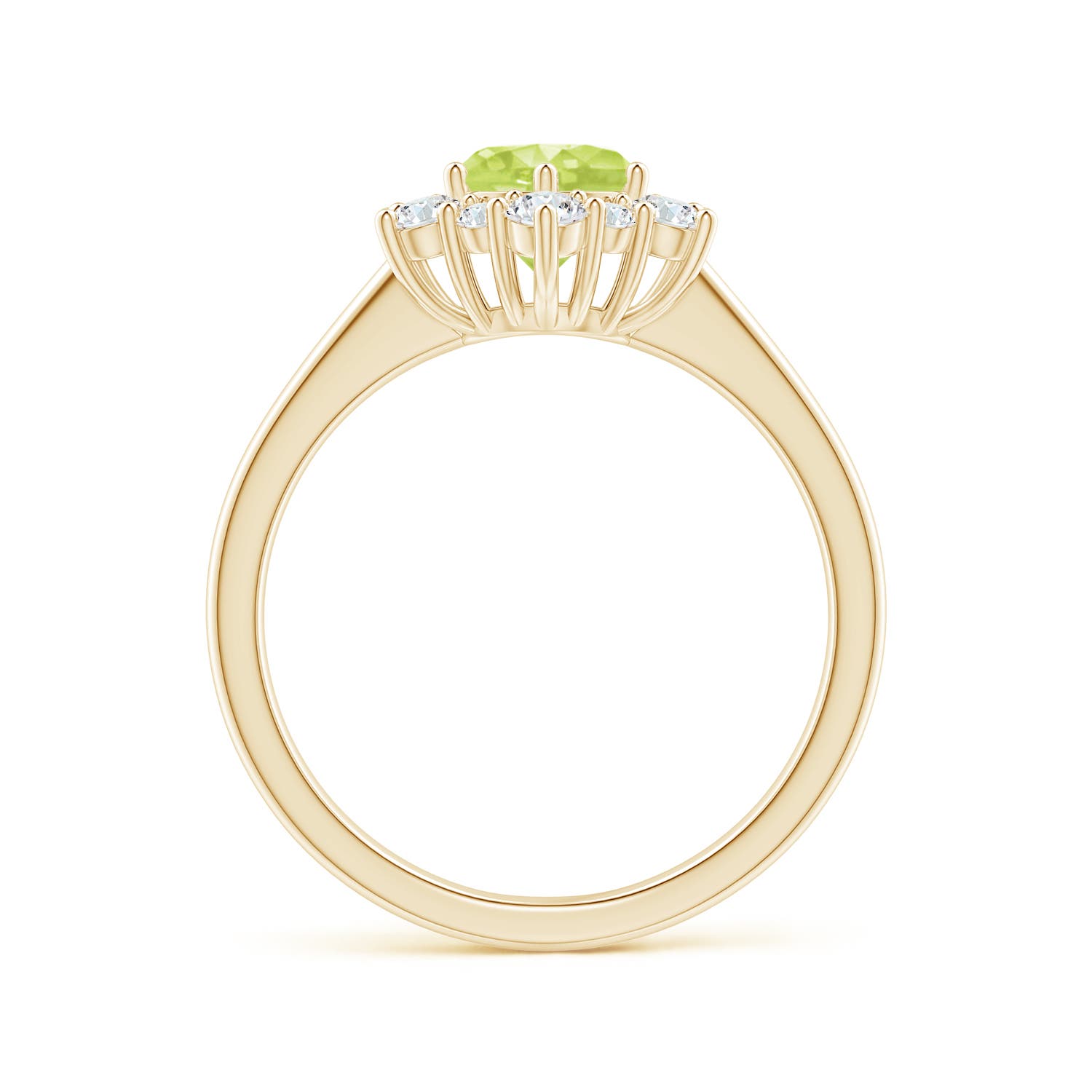 A - Peridot / 1.47 CT / 14 KT Yellow Gold