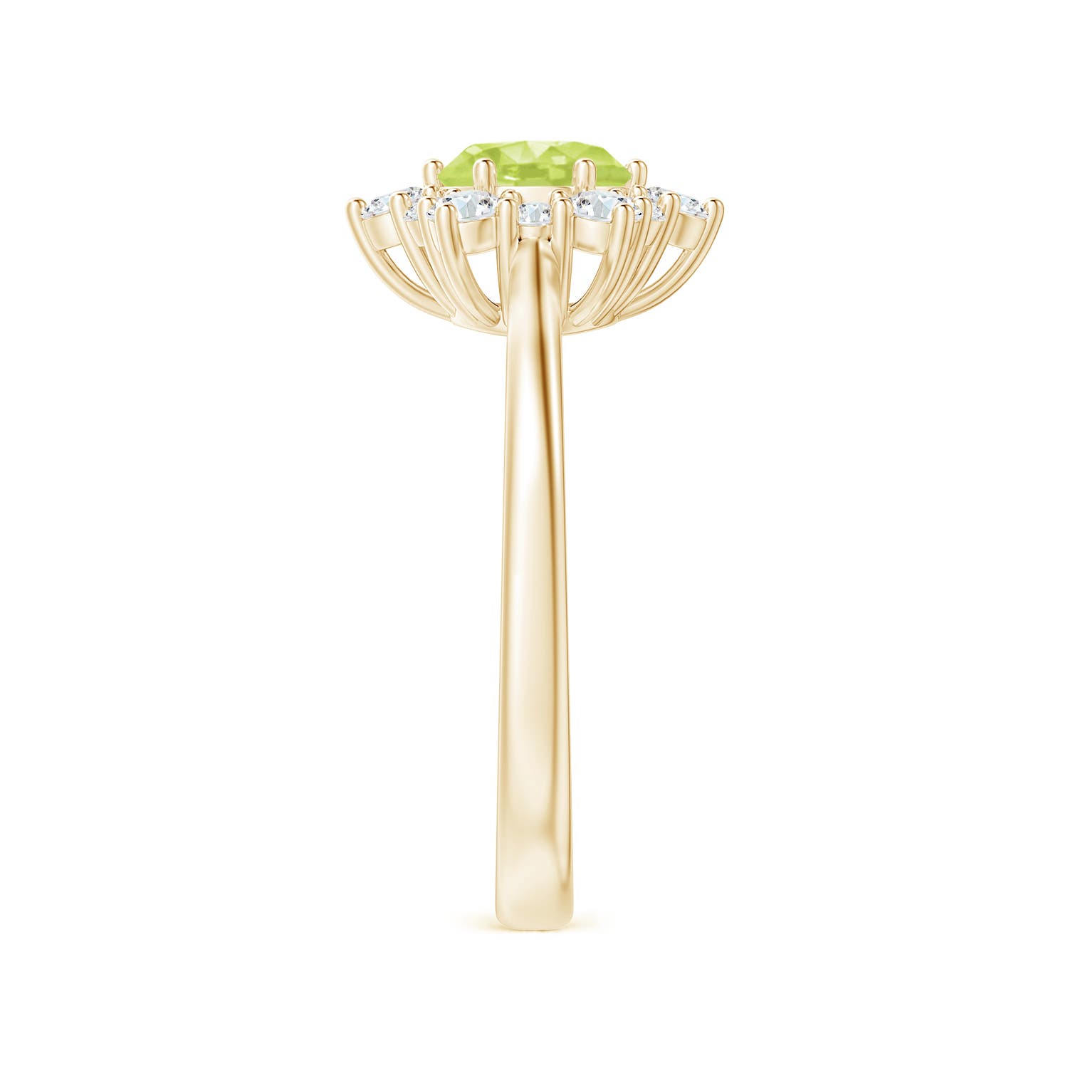 A - Peridot / 1.47 CT / 14 KT Yellow Gold