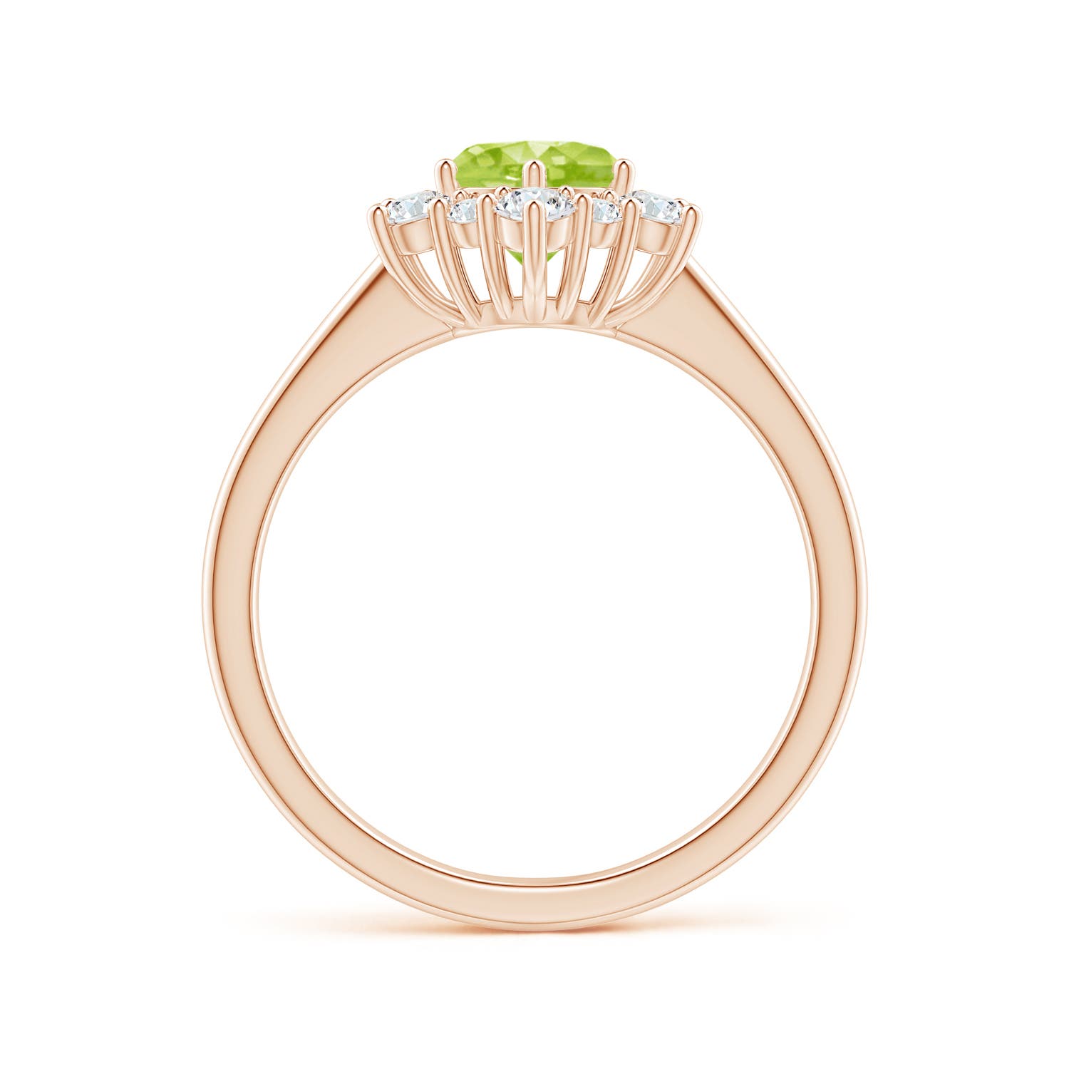 AA - Peridot / 1.47 CT / 14 KT Rose Gold