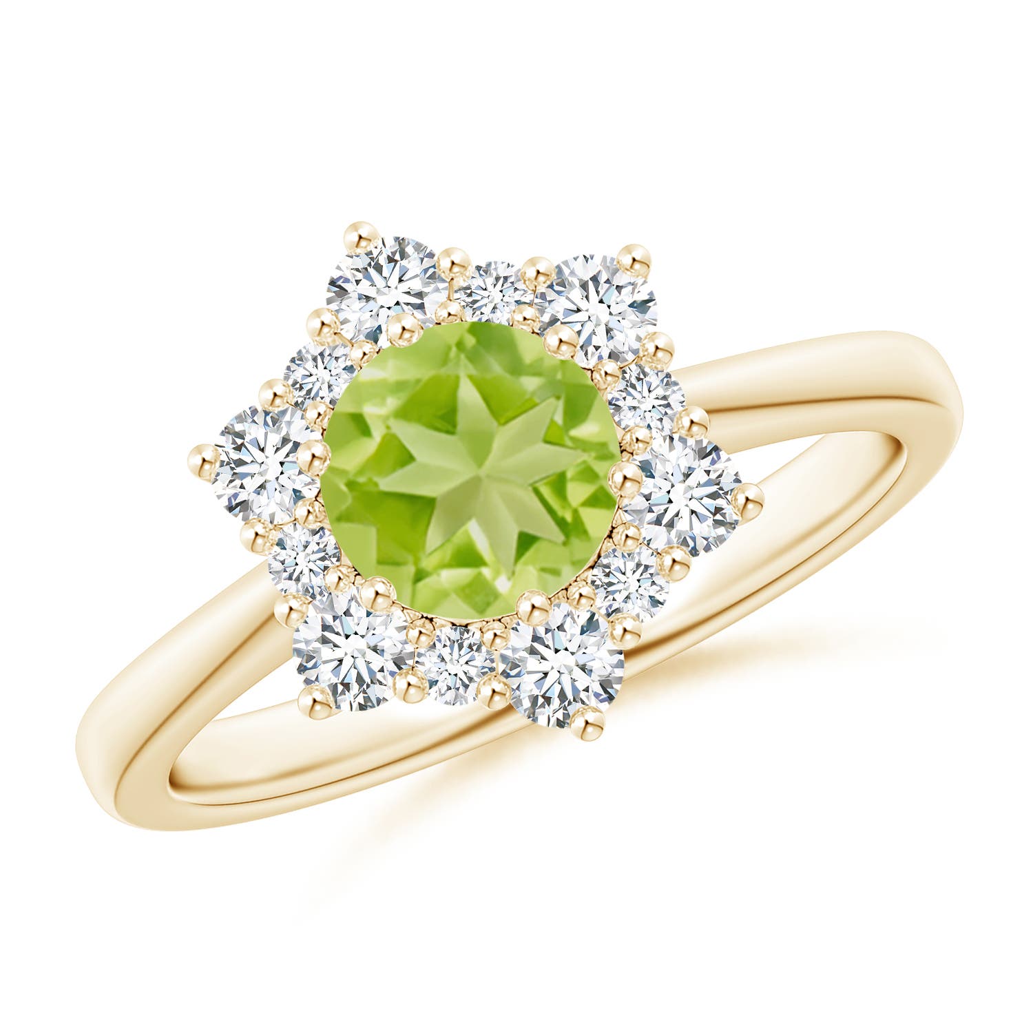 AA - Peridot / 1.47 CT / 14 KT Yellow Gold