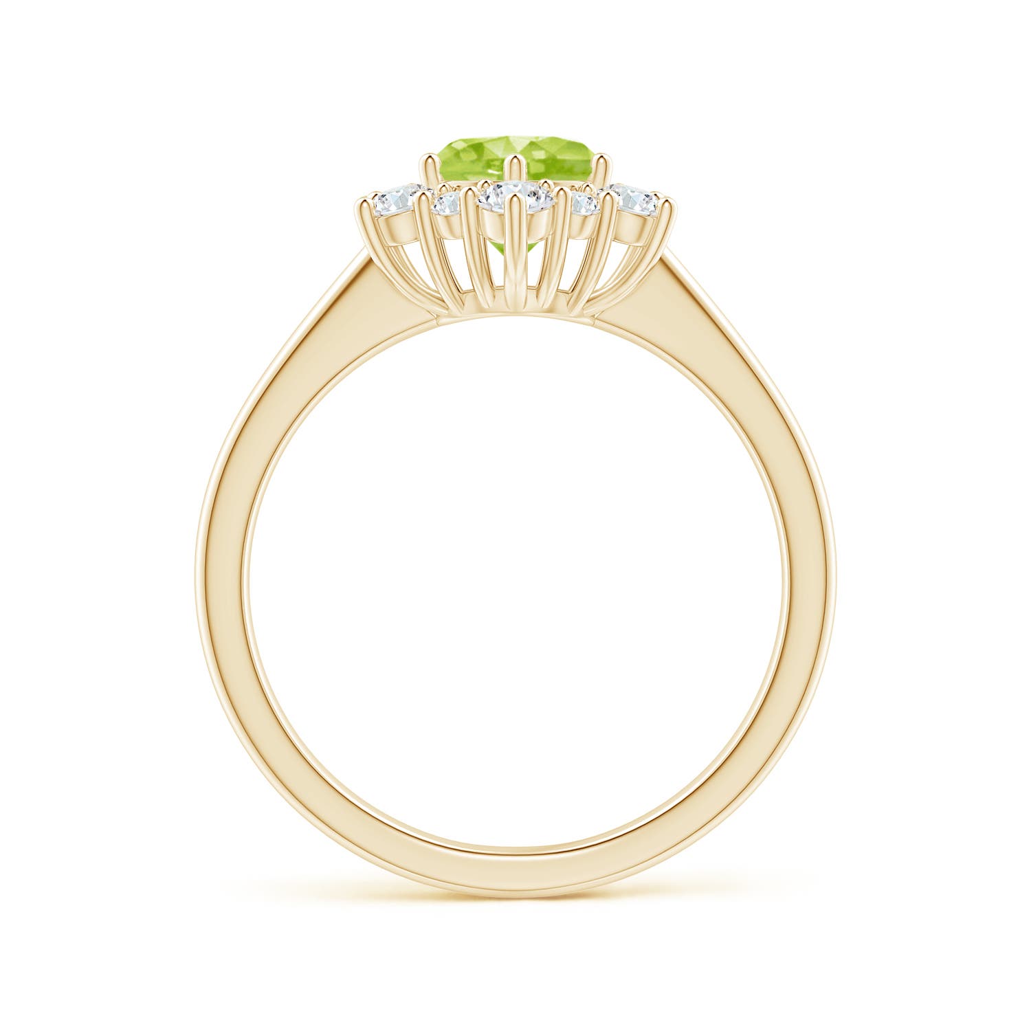 AA - Peridot / 1.47 CT / 14 KT Yellow Gold