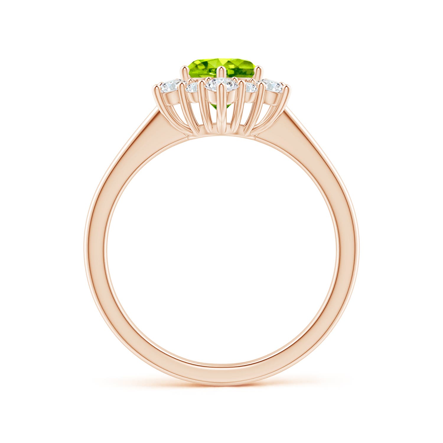 AAA - Peridot / 1.47 CT / 14 KT Rose Gold