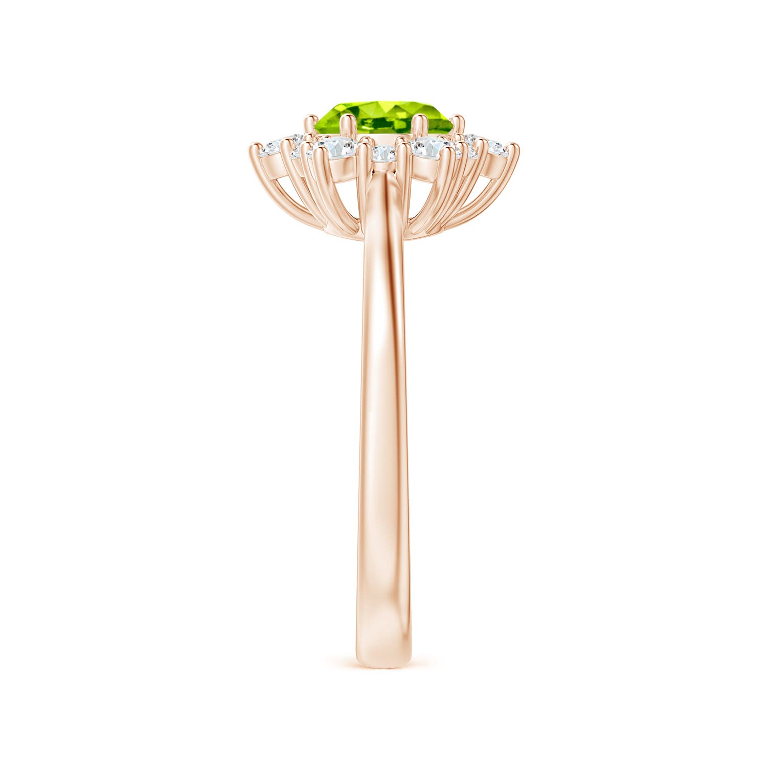 AAA - Peridot / 1.47 CT / 14 KT Rose Gold