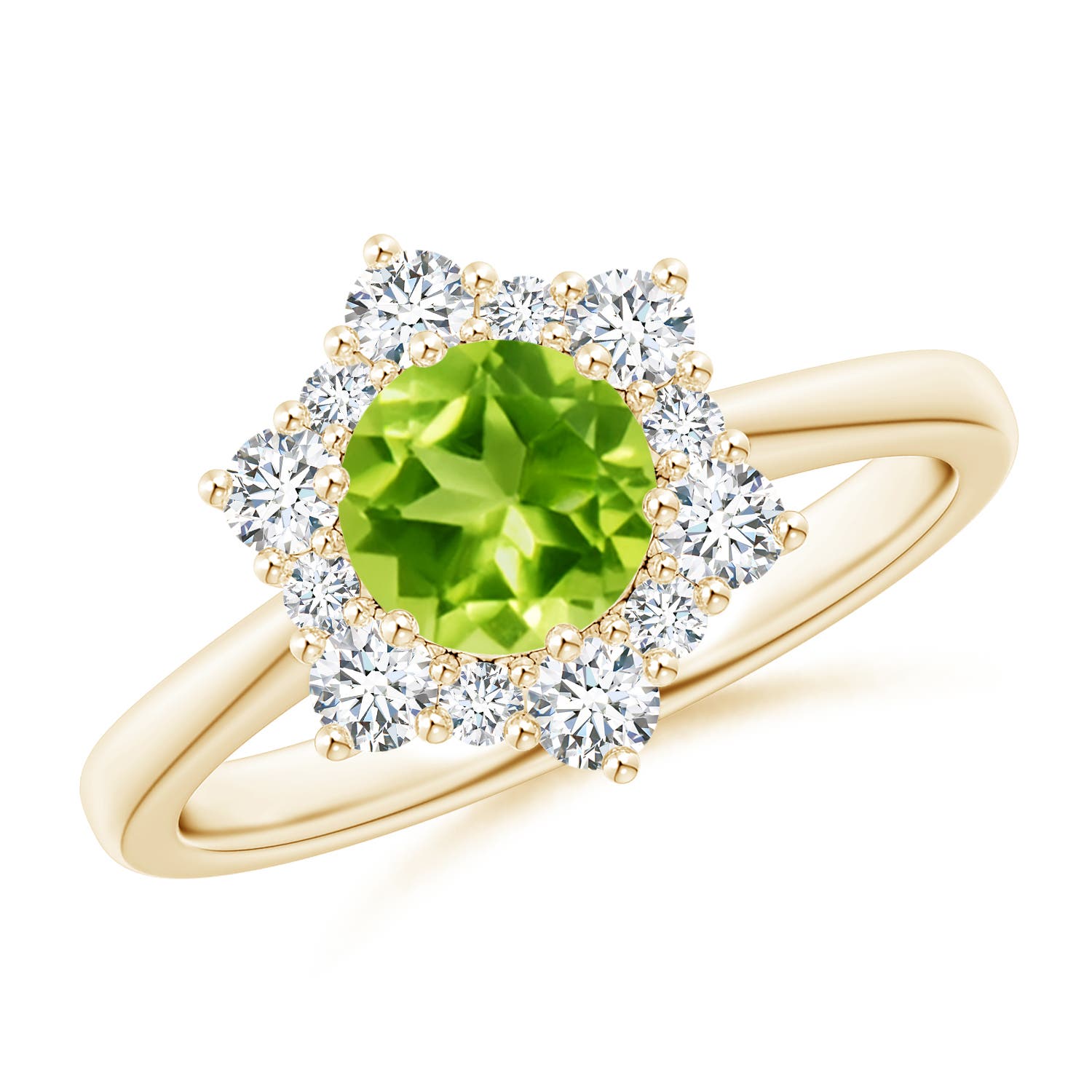 AAA - Peridot / 1.47 CT / 14 KT Yellow Gold