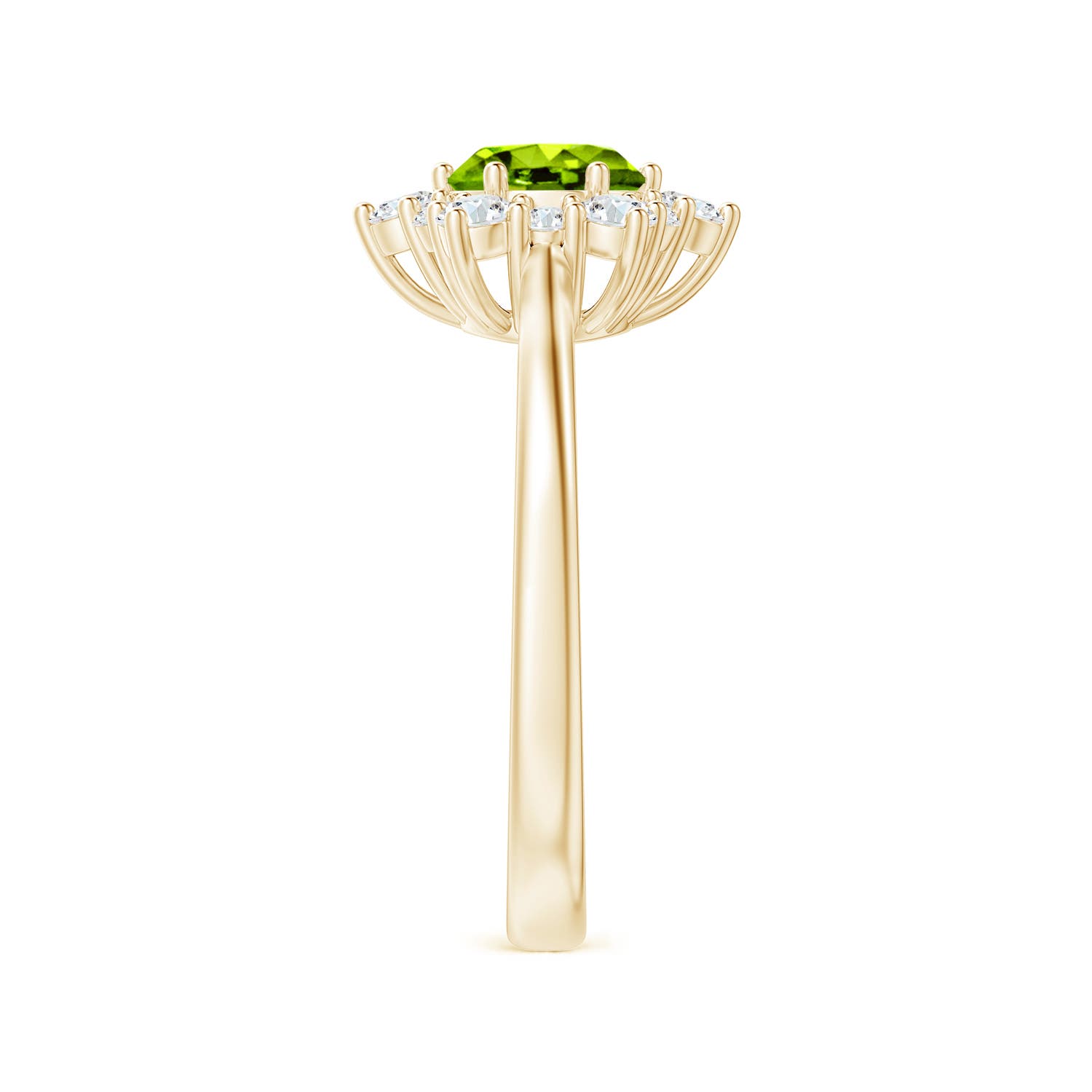 AAAA - Peridot / 1.47 CT / 14 KT Yellow Gold