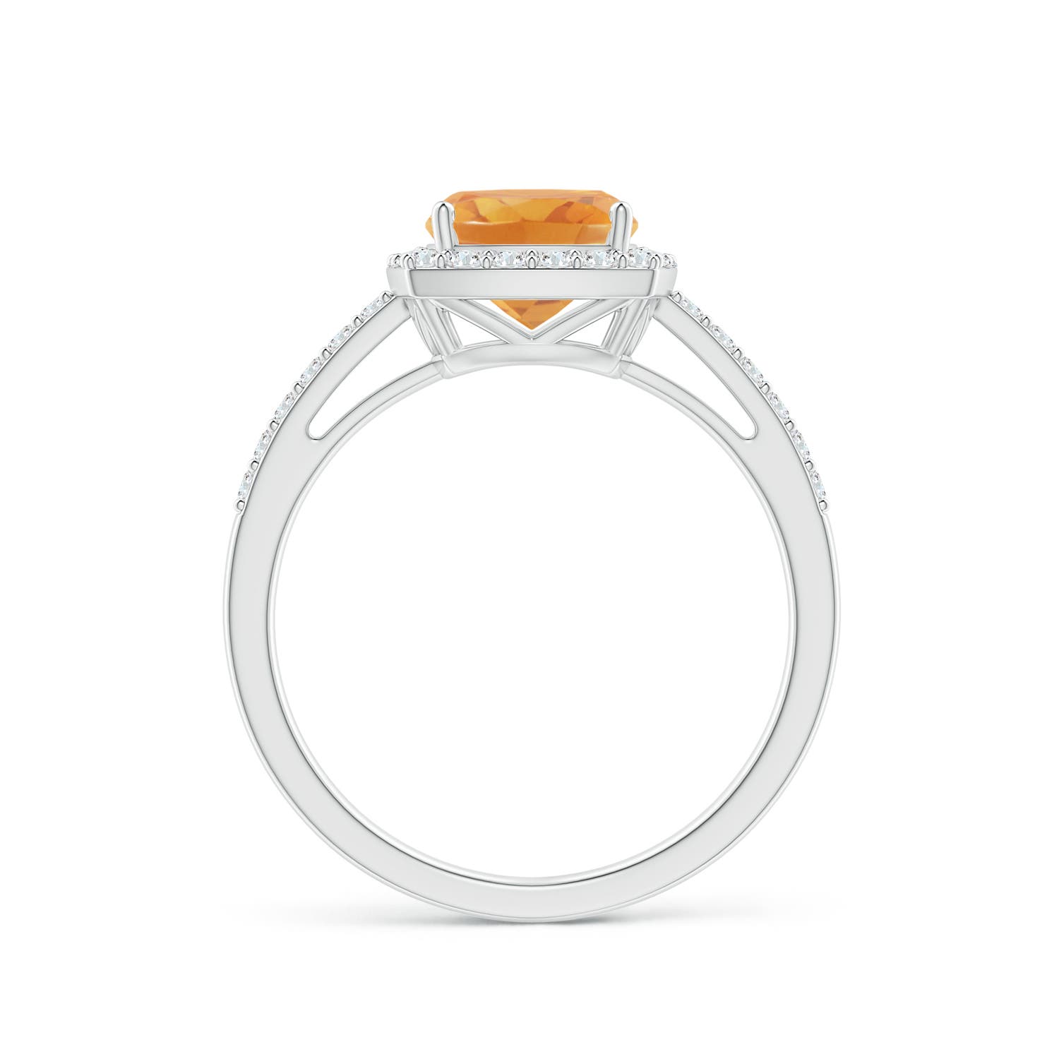 A - Citrine / 1.7 CT / 14 KT White Gold