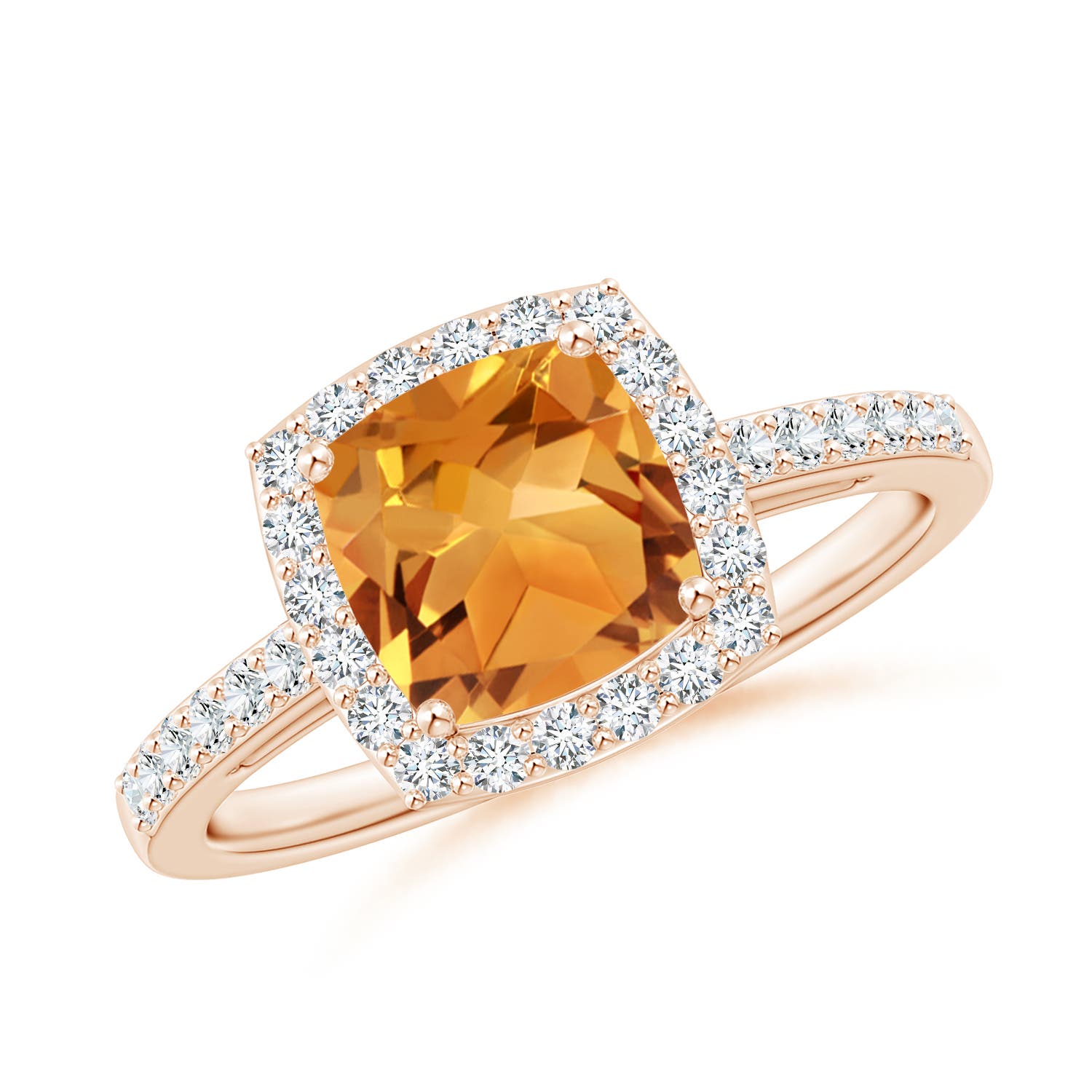 AA - Citrine / 1.7 CT / 14 KT Rose Gold