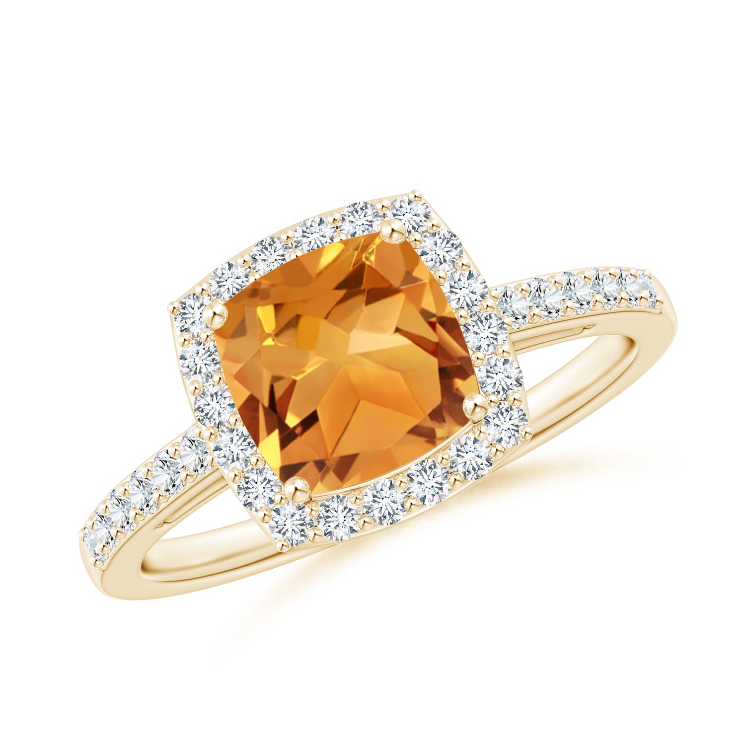 AA - Citrine / 1.7 CT / 14 KT Yellow Gold