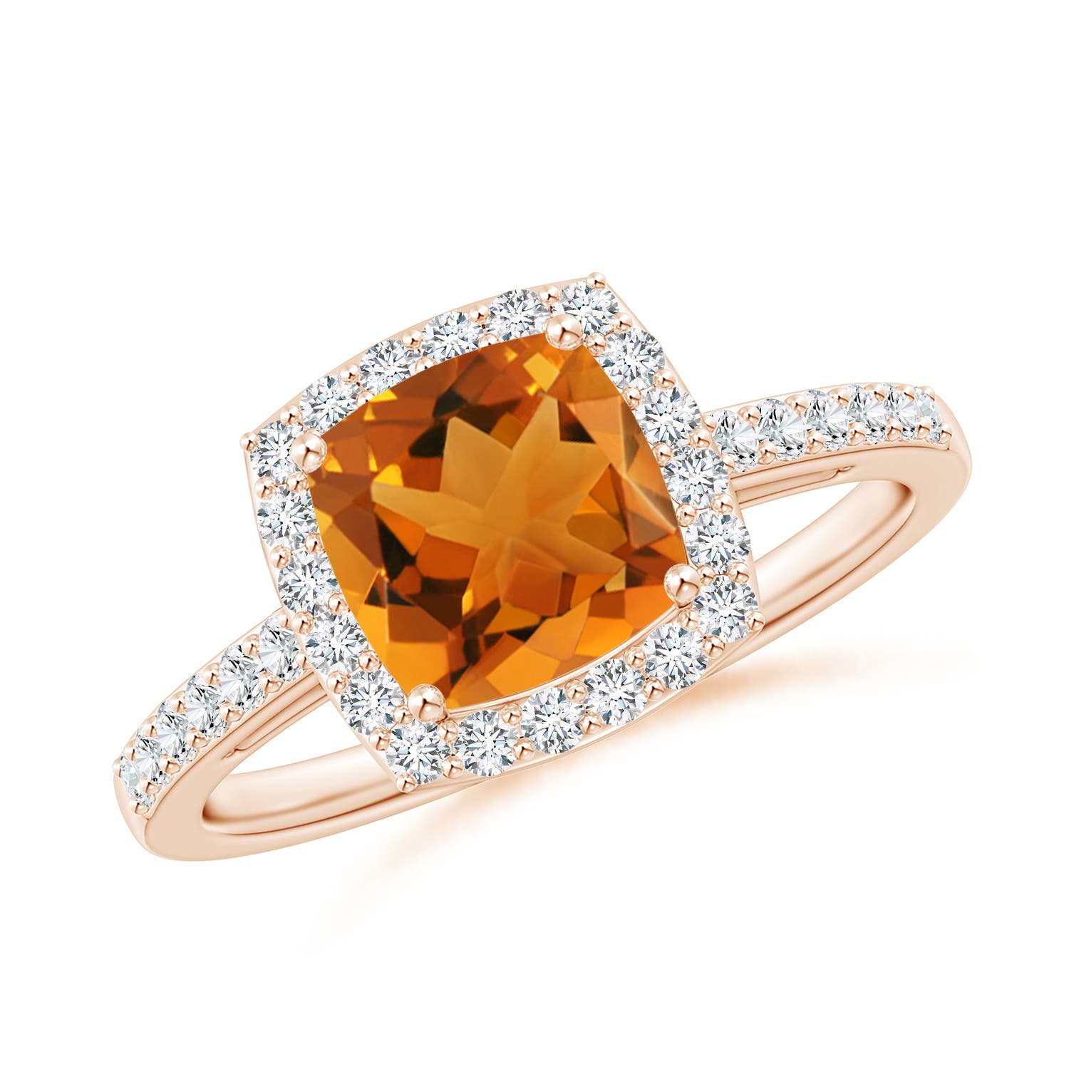 AAA - Citrine / 1.7 CT / 14 KT Rose Gold