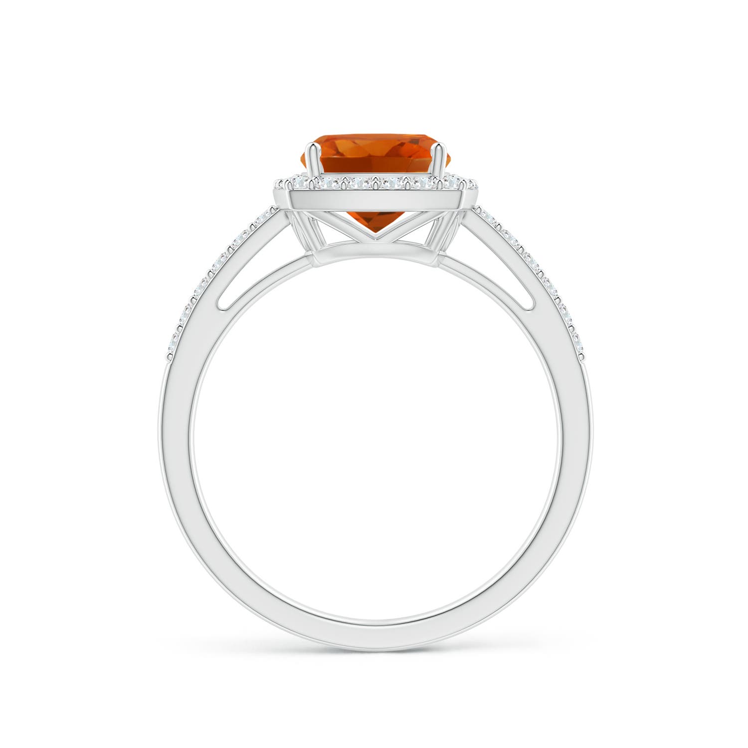 AAAA - Citrine / 1.7 CT / 14 KT White Gold