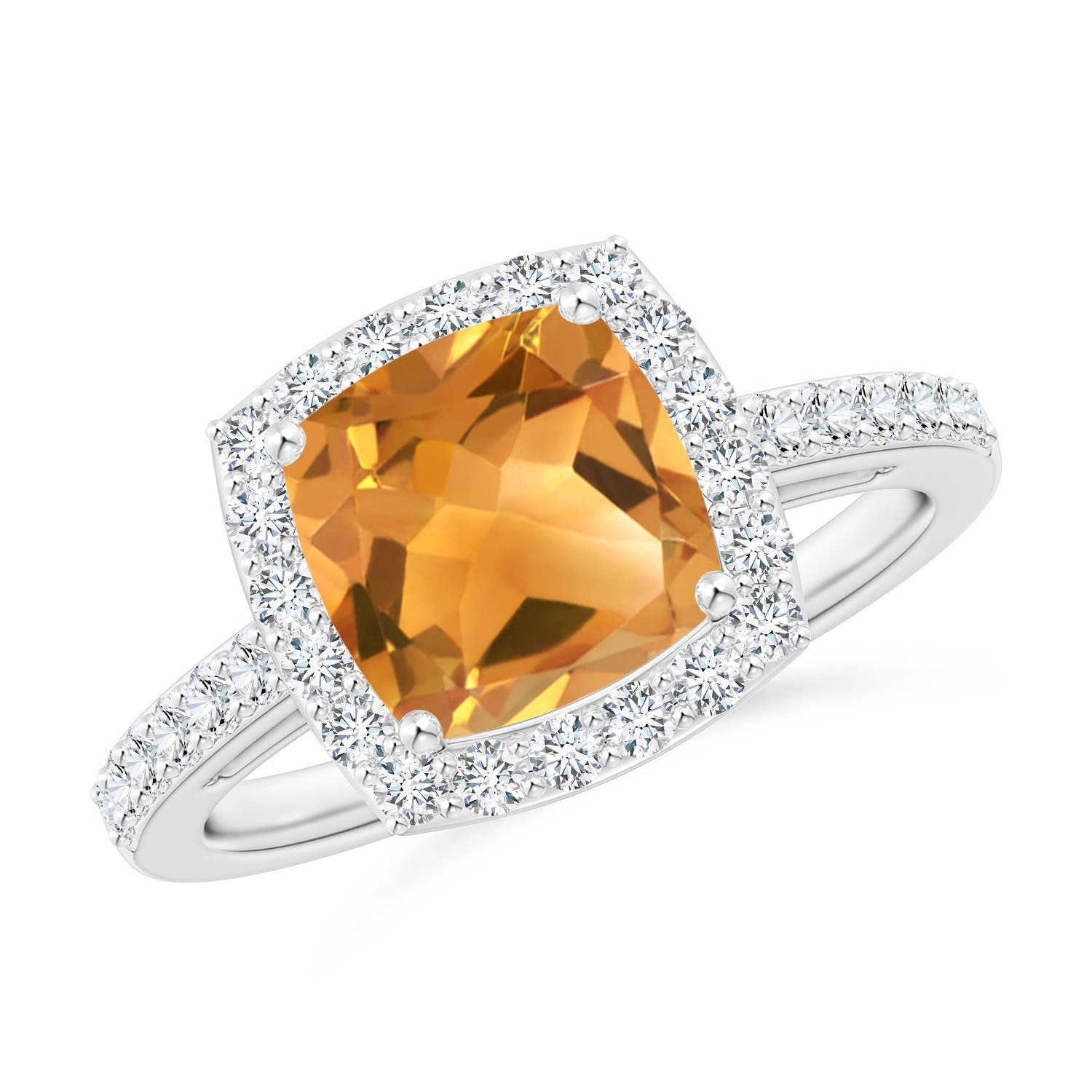 A - Citrine / 2.31 CT / 14 KT White Gold