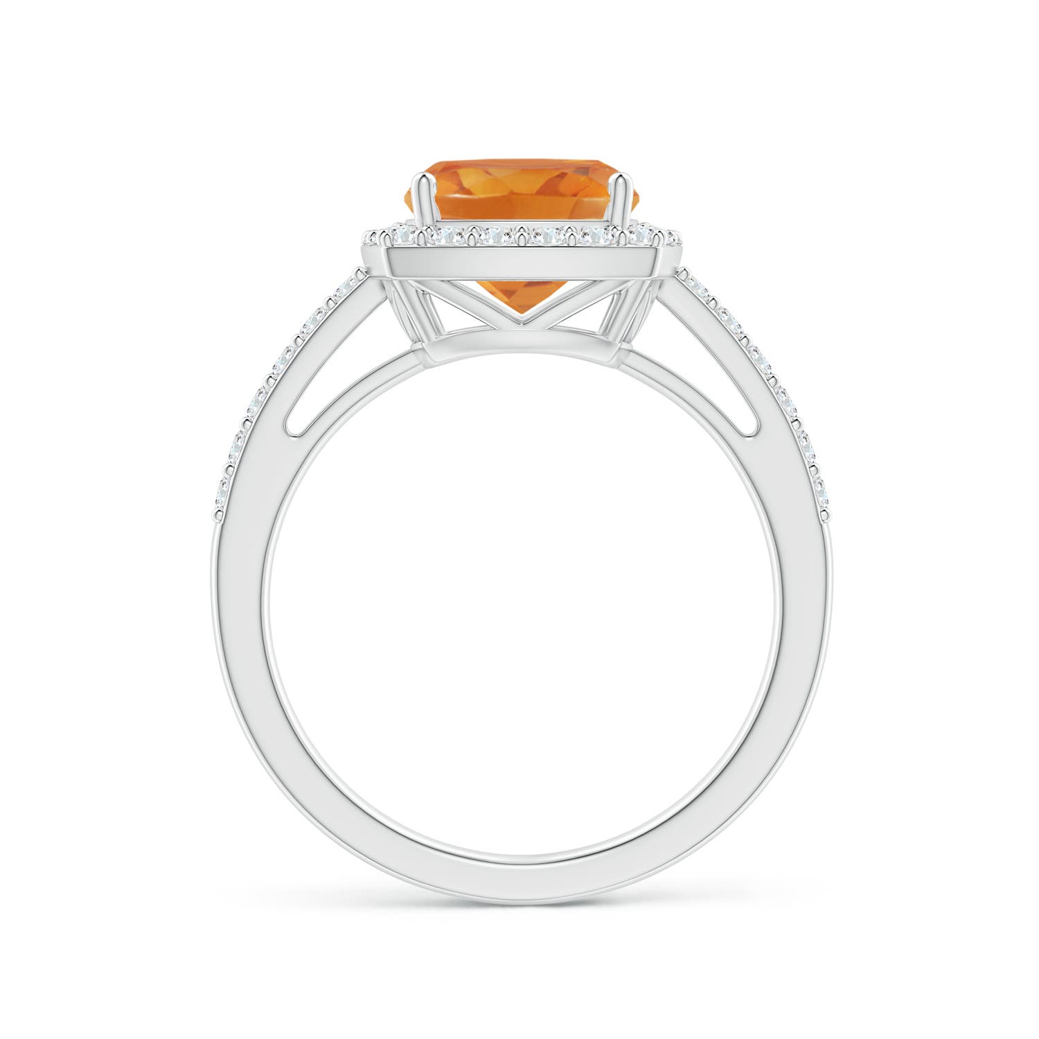 AA - Citrine / 2.31 CT / 14 KT White Gold