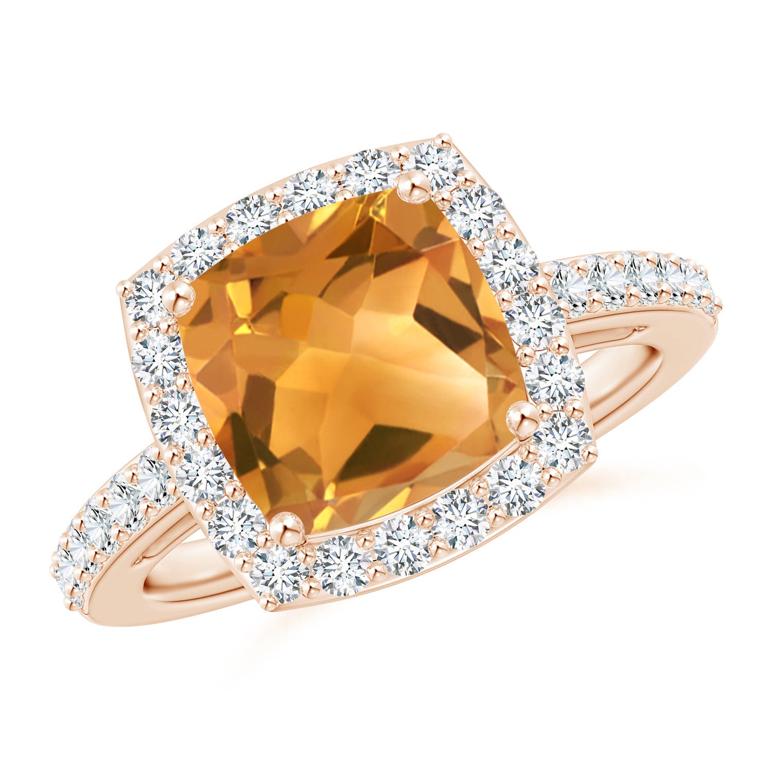 A - Citrine / 3.13 CT / 14 KT Rose Gold