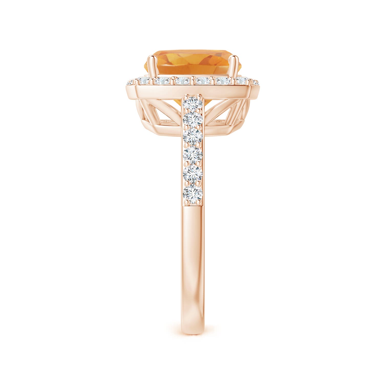 A - Citrine / 3.13 CT / 14 KT Rose Gold