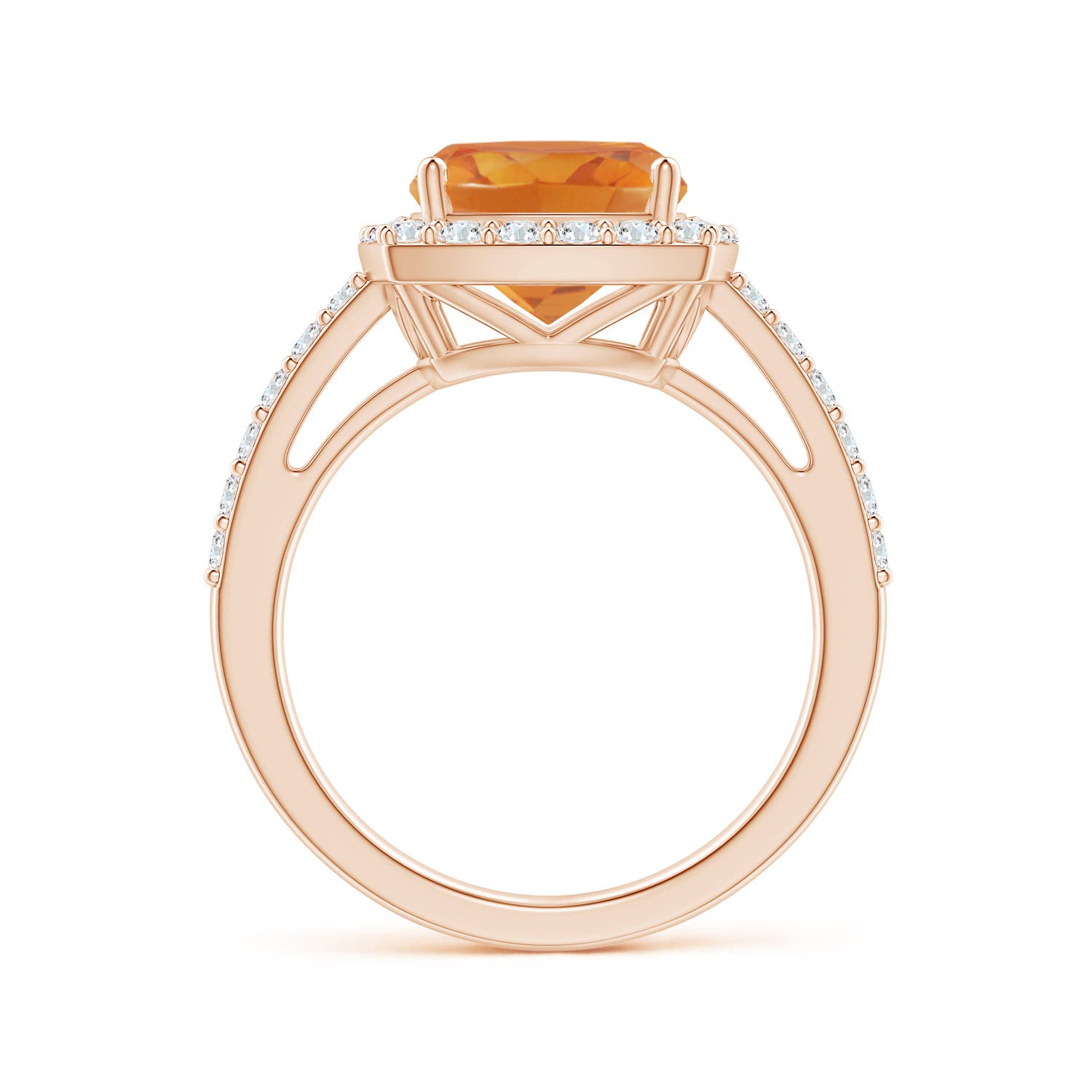 AA - Citrine / 3.13 CT / 14 KT Rose Gold