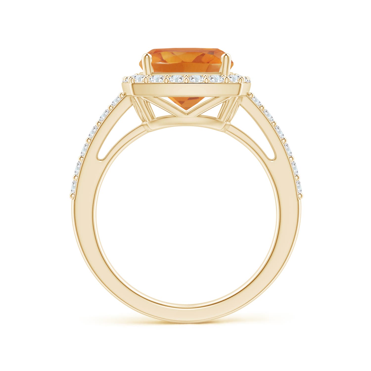 AA - Citrine / 3.13 CT / 14 KT Yellow Gold