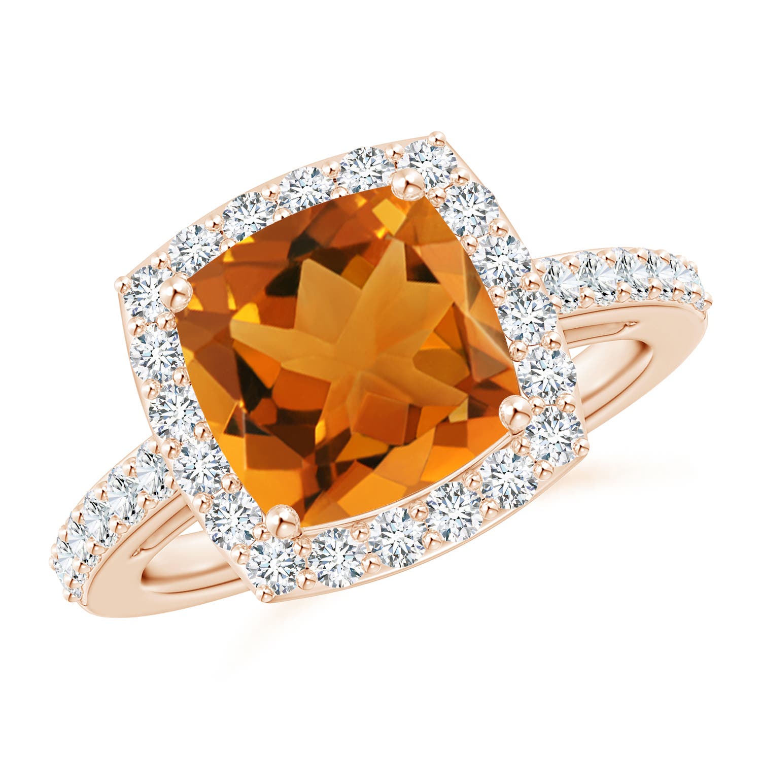 AAA - Citrine / 3.13 CT / 14 KT Rose Gold