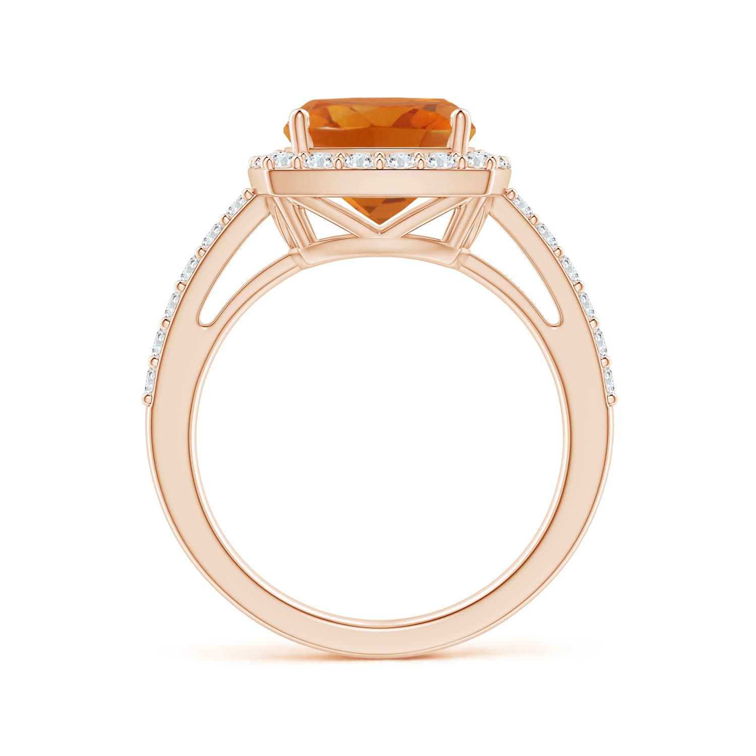 AAA - Citrine / 3.13 CT / 14 KT Rose Gold