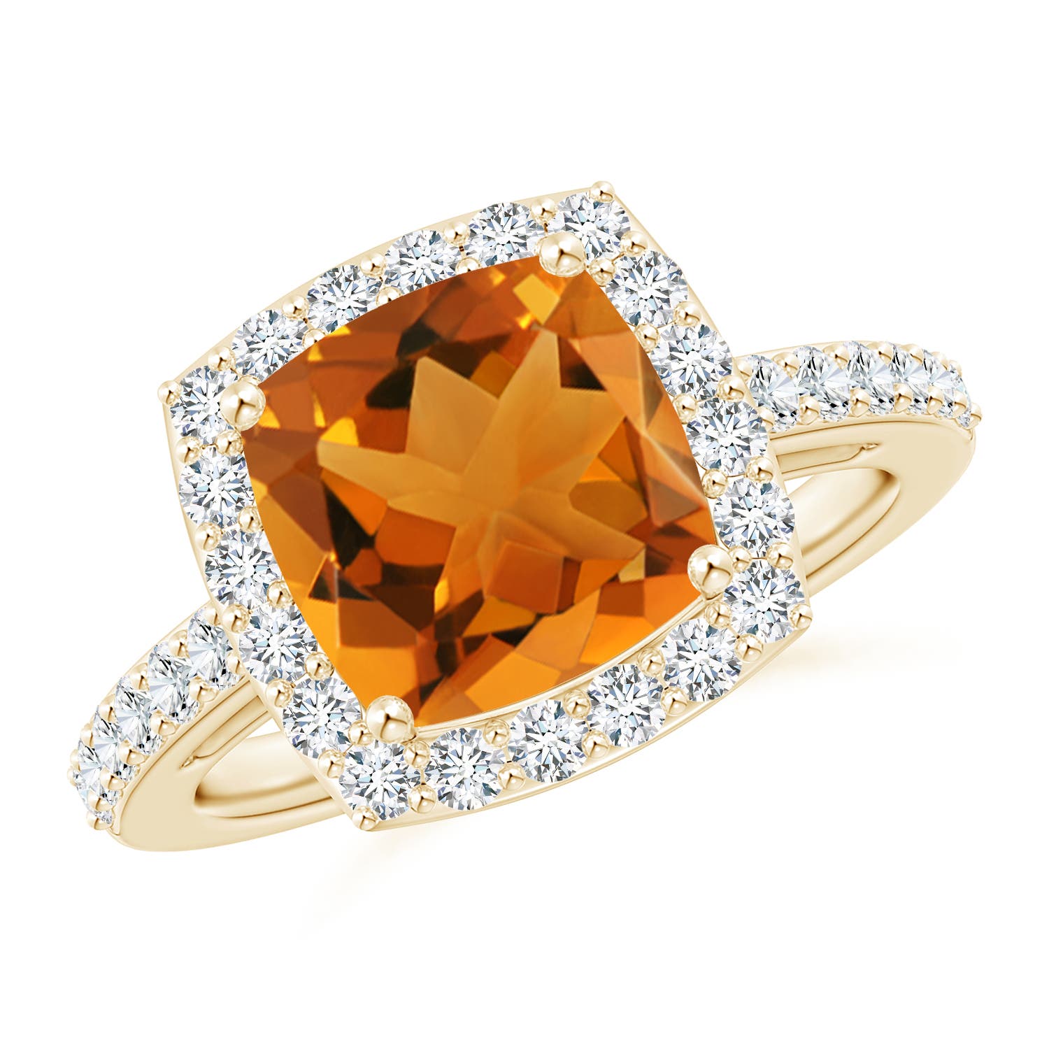 AAA - Citrine / 3.13 CT / 14 KT Yellow Gold