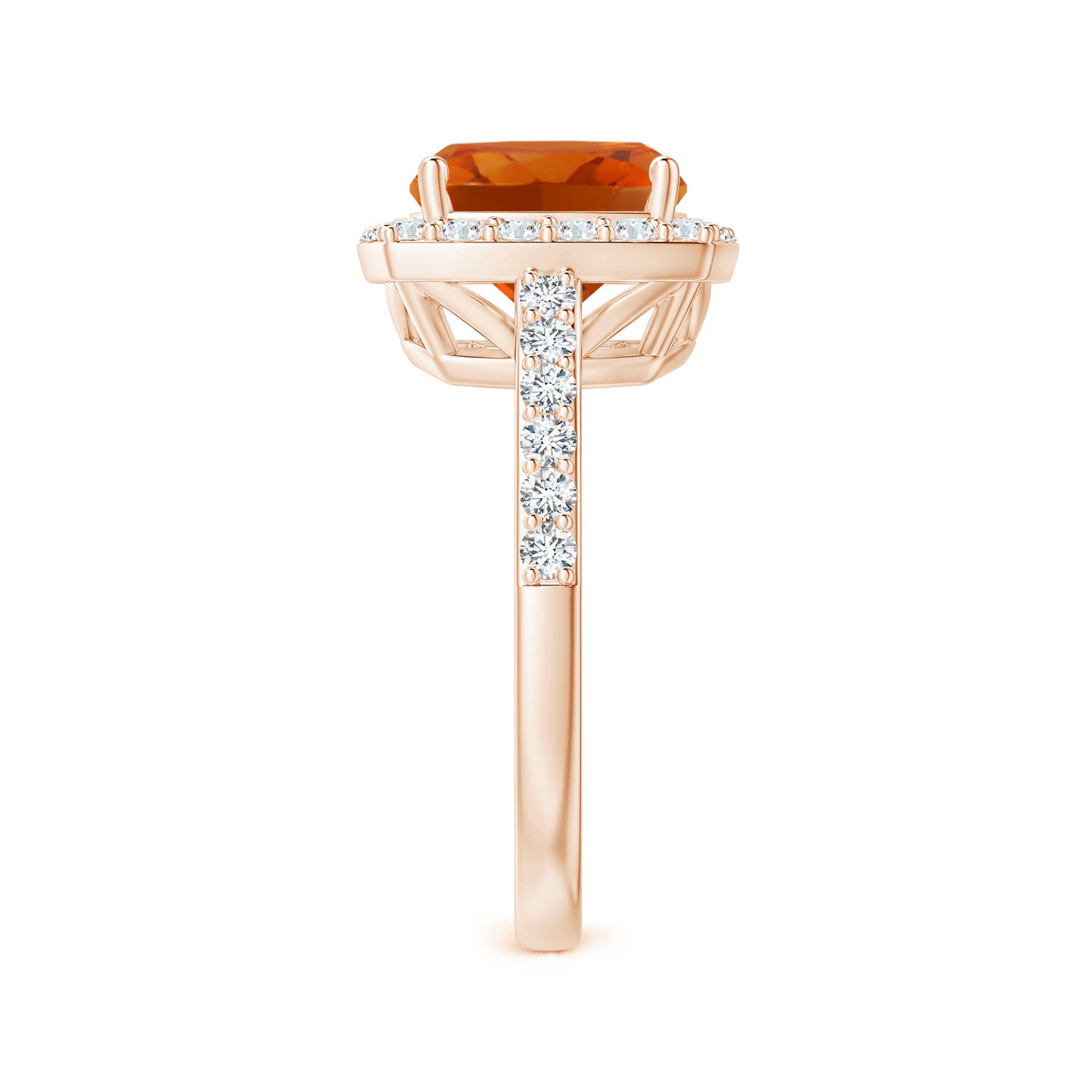 AAAA - Citrine / 3.13 CT / 14 KT Rose Gold