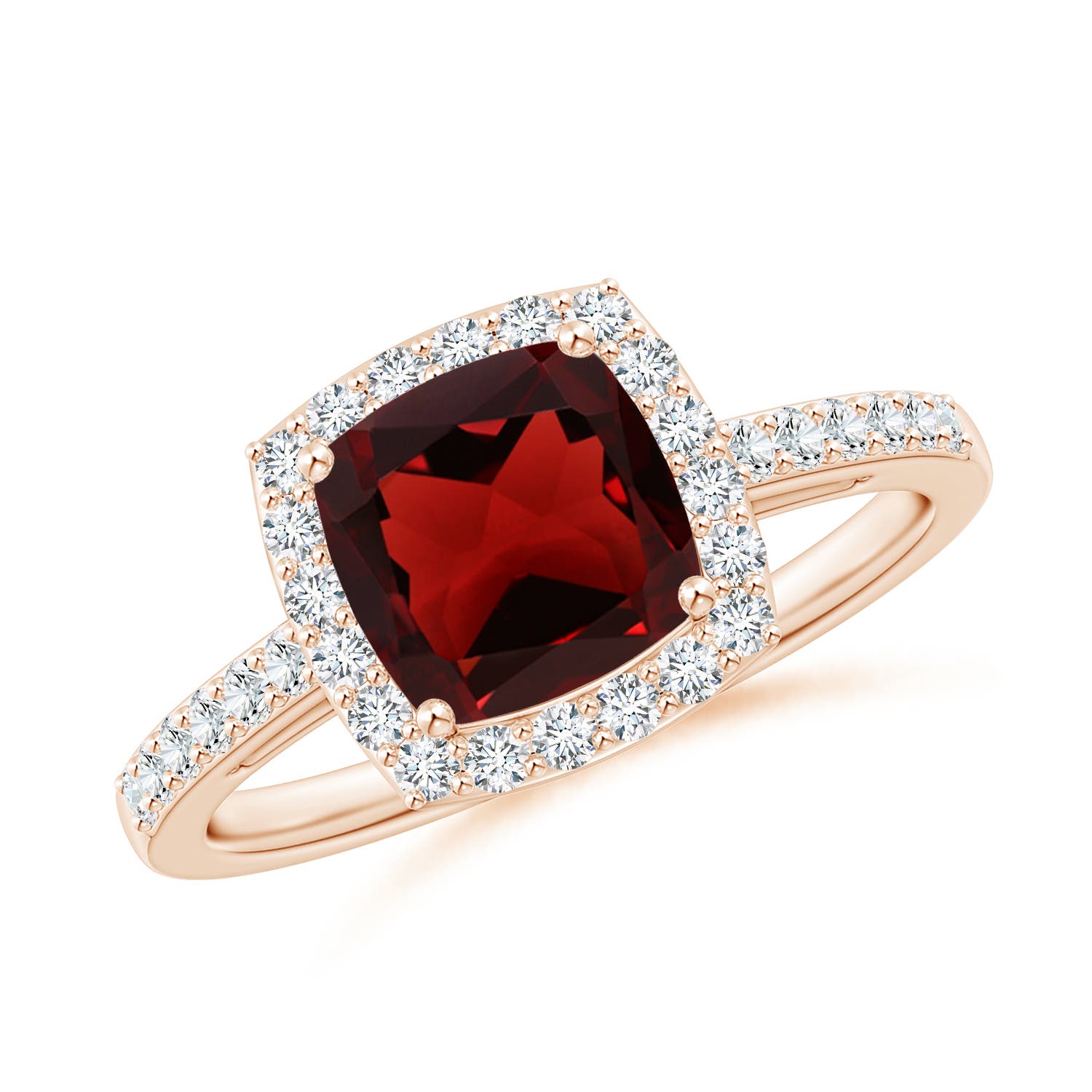 AAA - Garnet / 1.65 CT / 14 KT Rose Gold