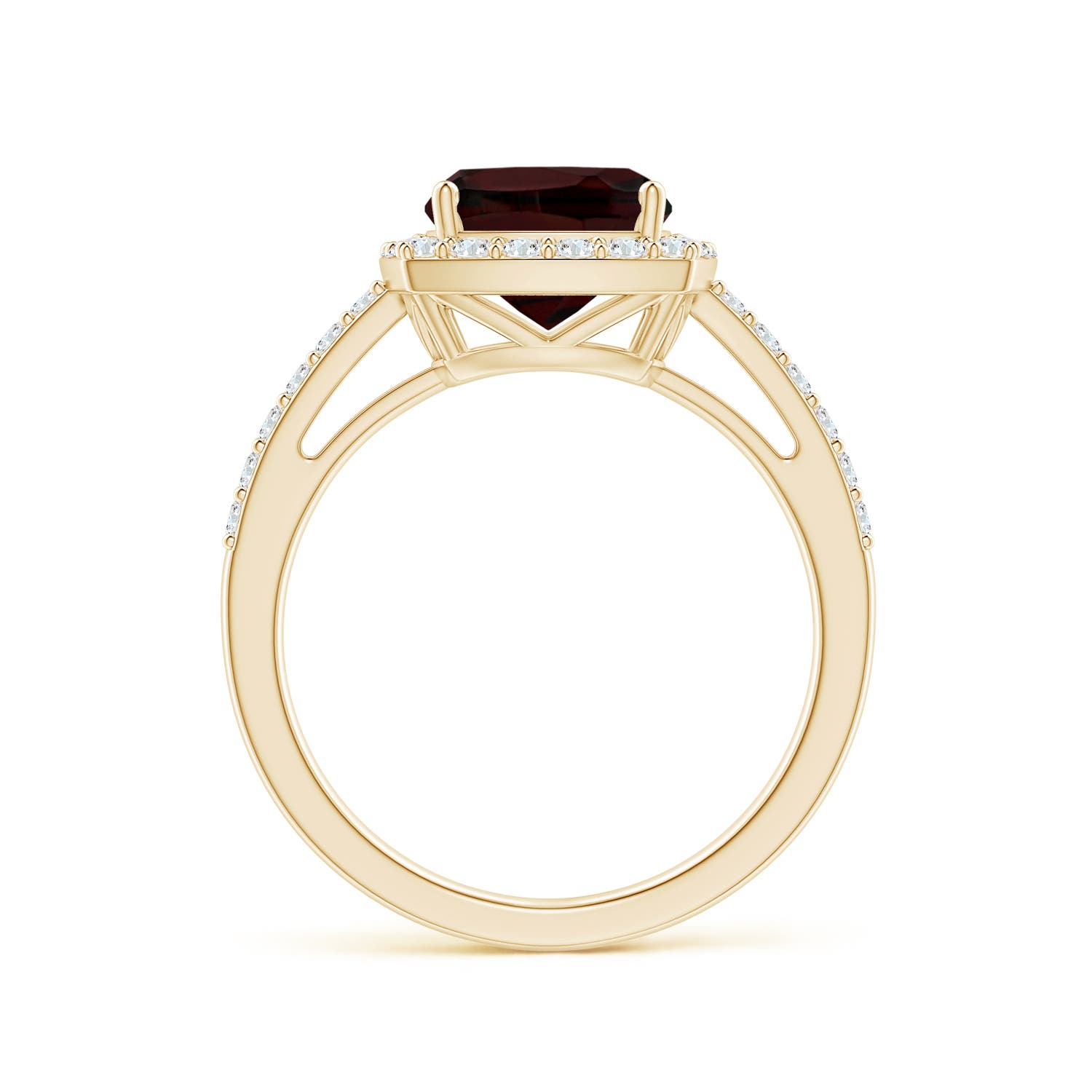 A - Garnet / 2.91 CT / 14 KT Yellow Gold