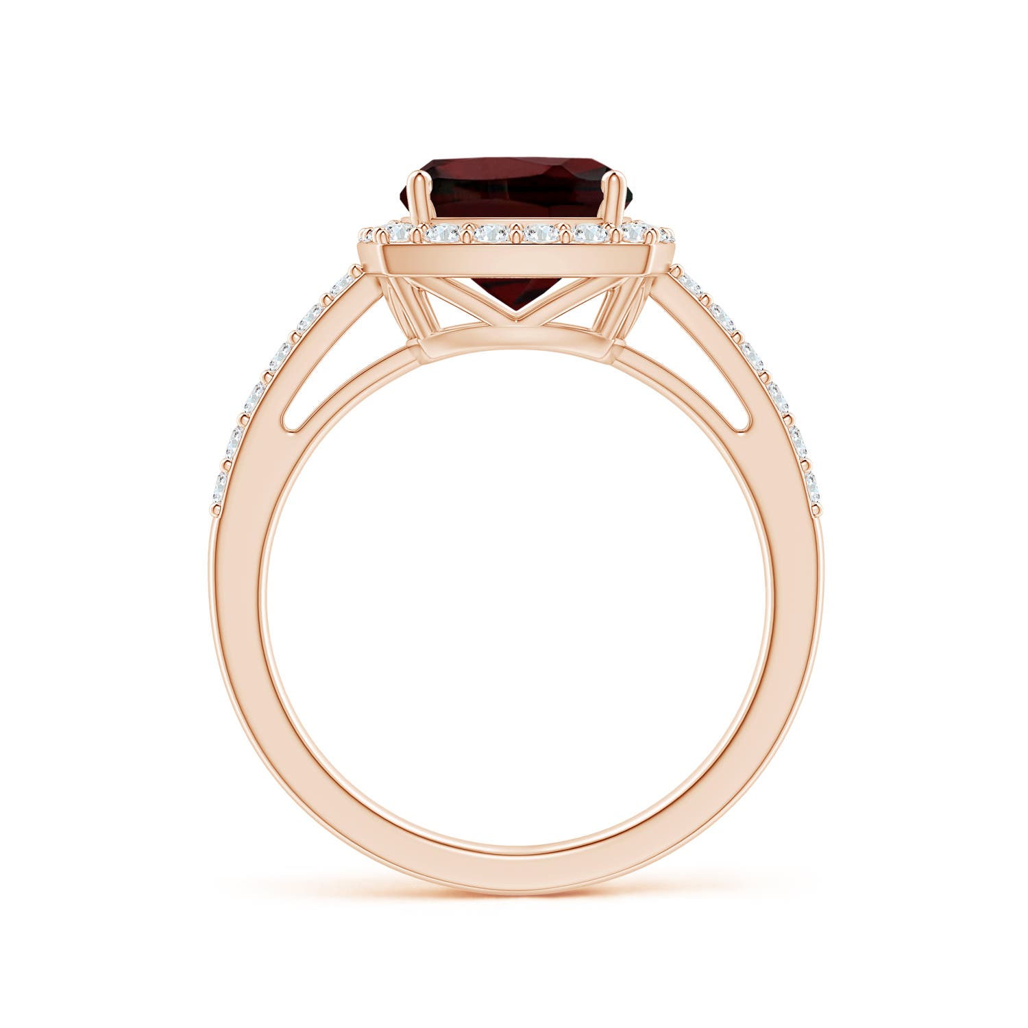 AA - Garnet / 2.91 CT / 14 KT Rose Gold