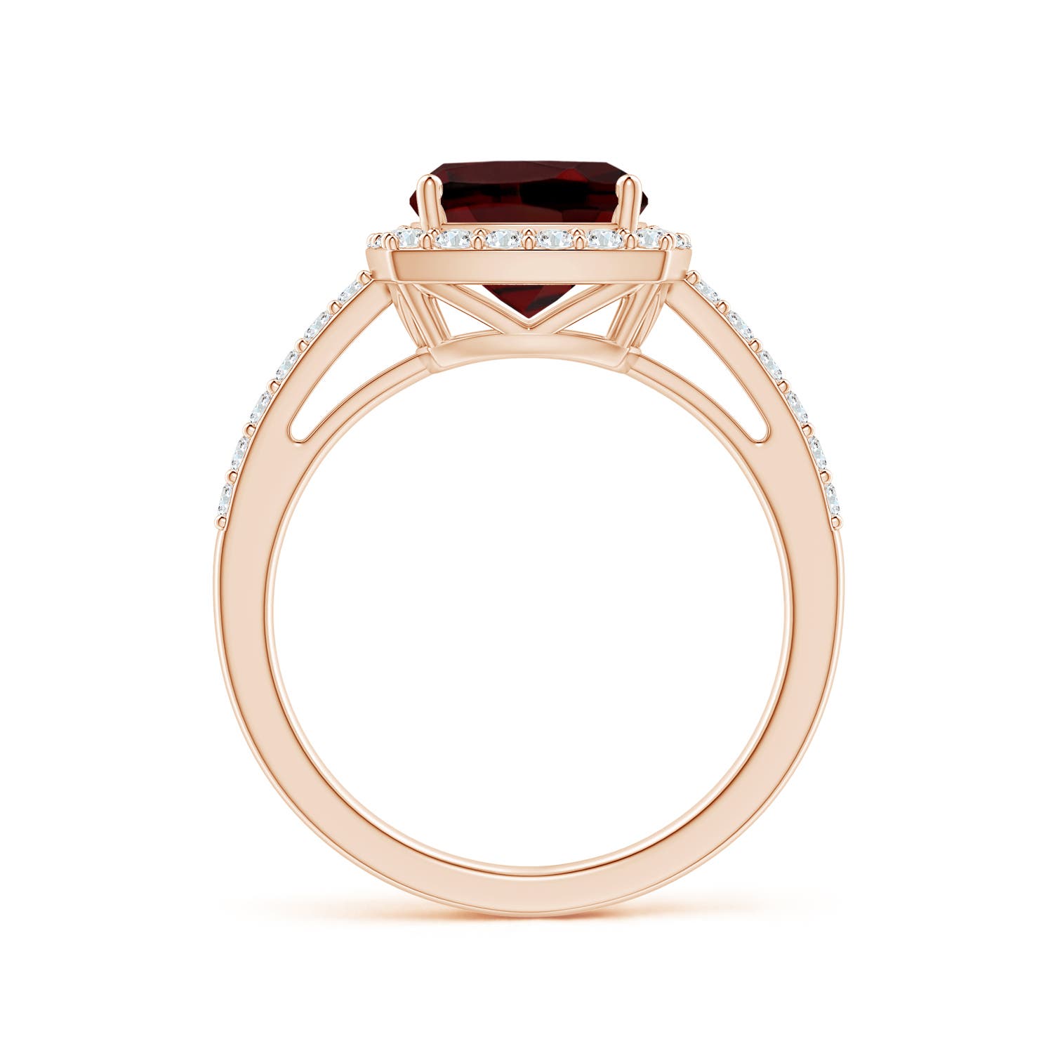 AAA - Garnet / 2.91 CT / 14 KT Rose Gold