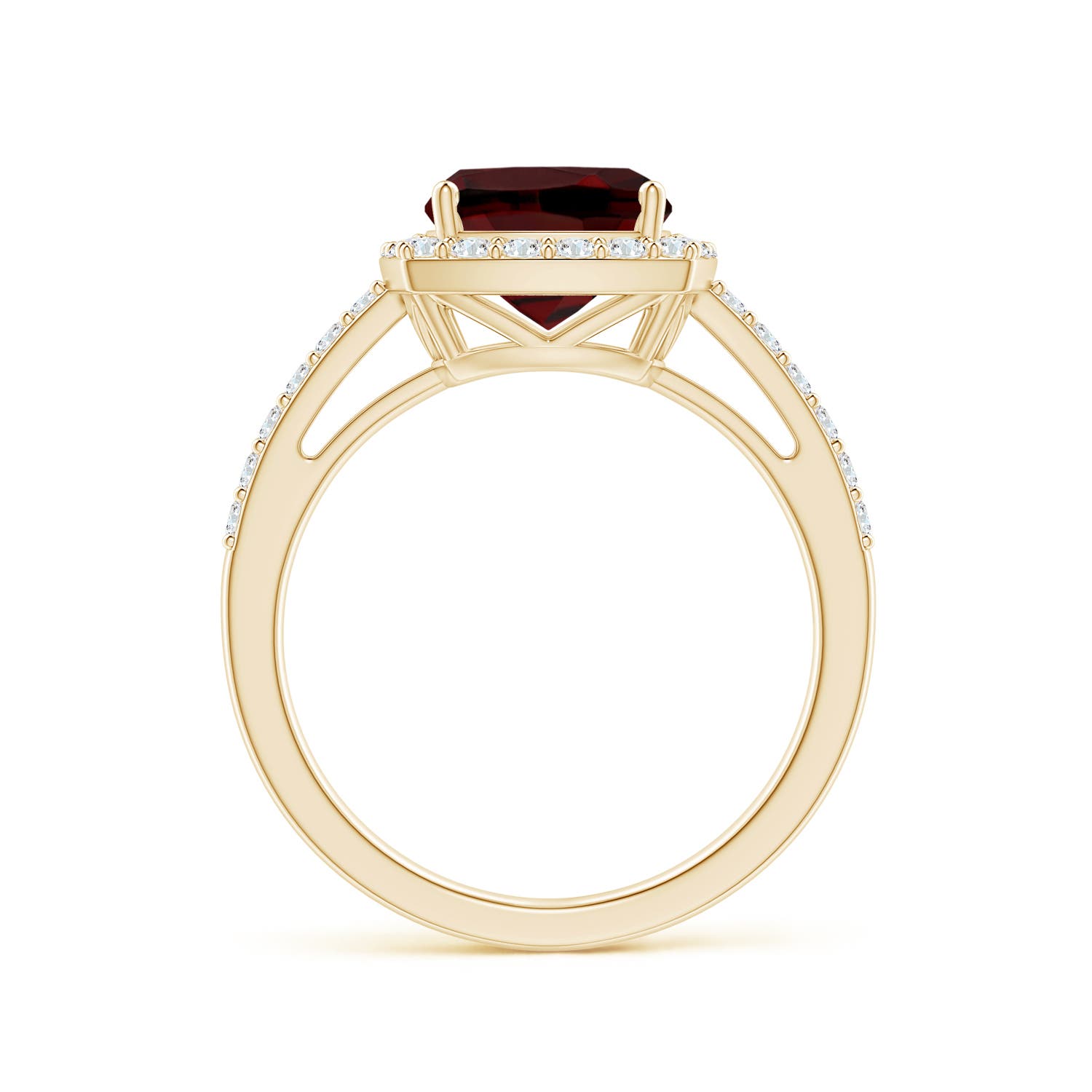 AAA - Garnet / 2.91 CT / 14 KT Yellow Gold