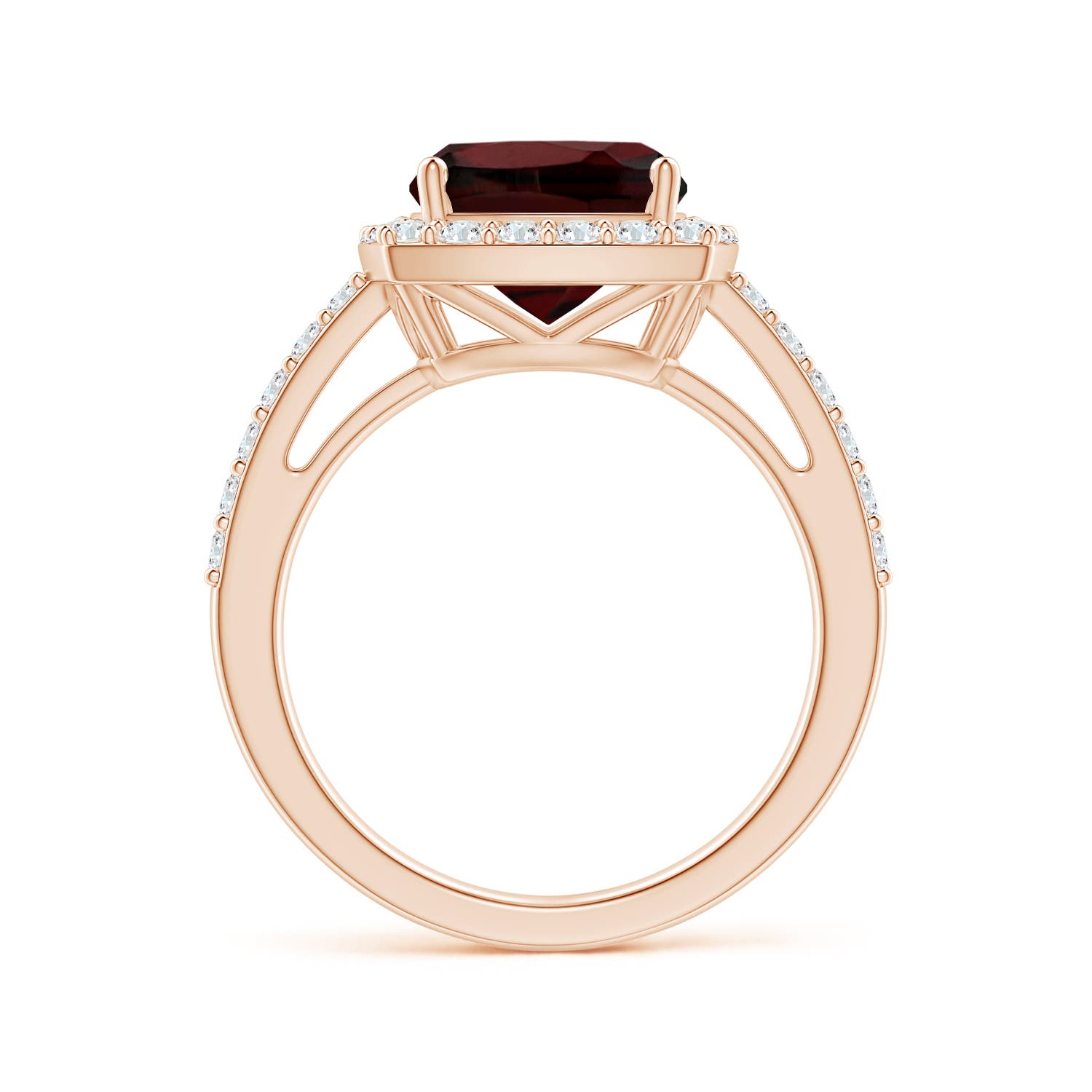 AA - Garnet / 4.18 CT / 14 KT Rose Gold