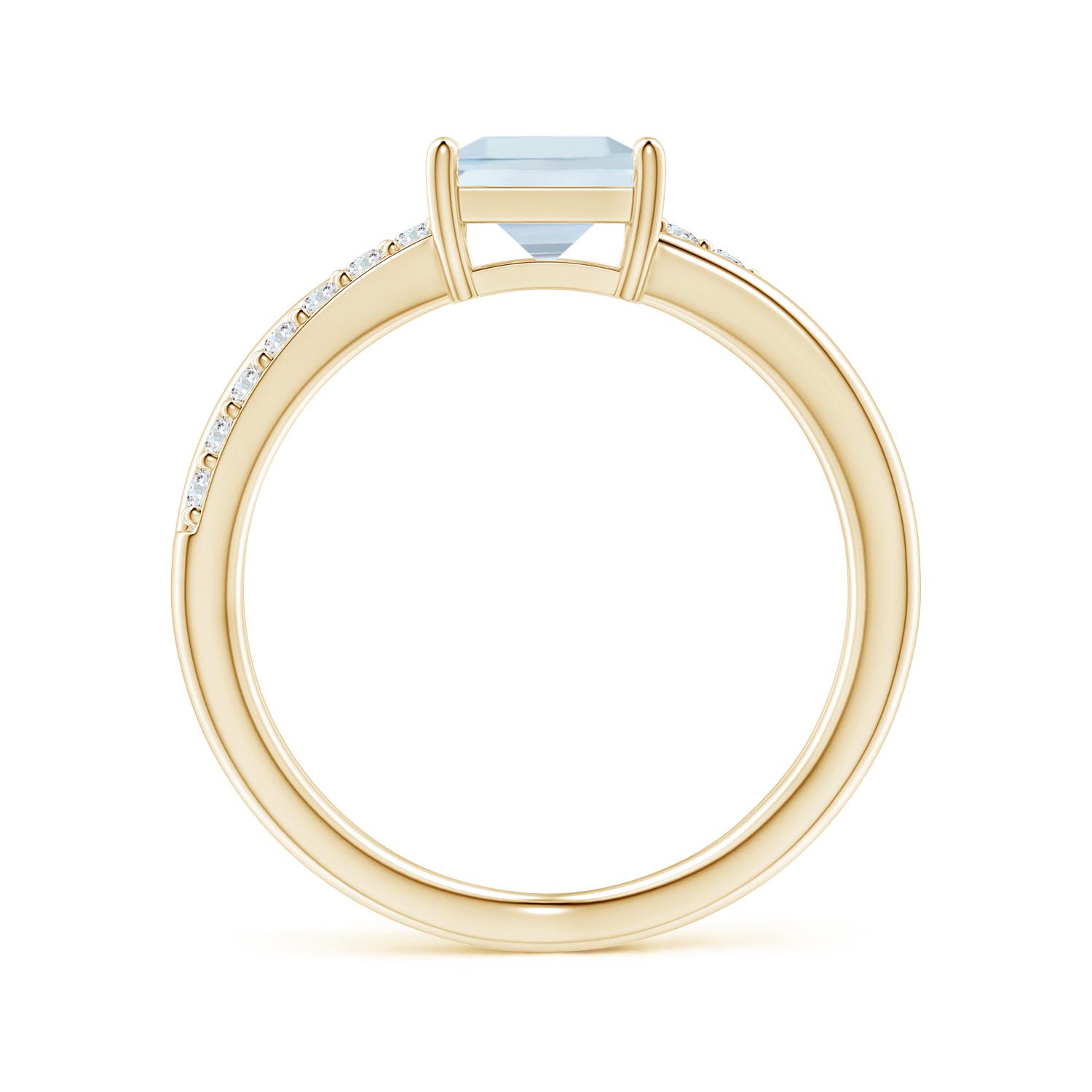 A - Aquamarine / 1.15 CT / 14 KT Yellow Gold