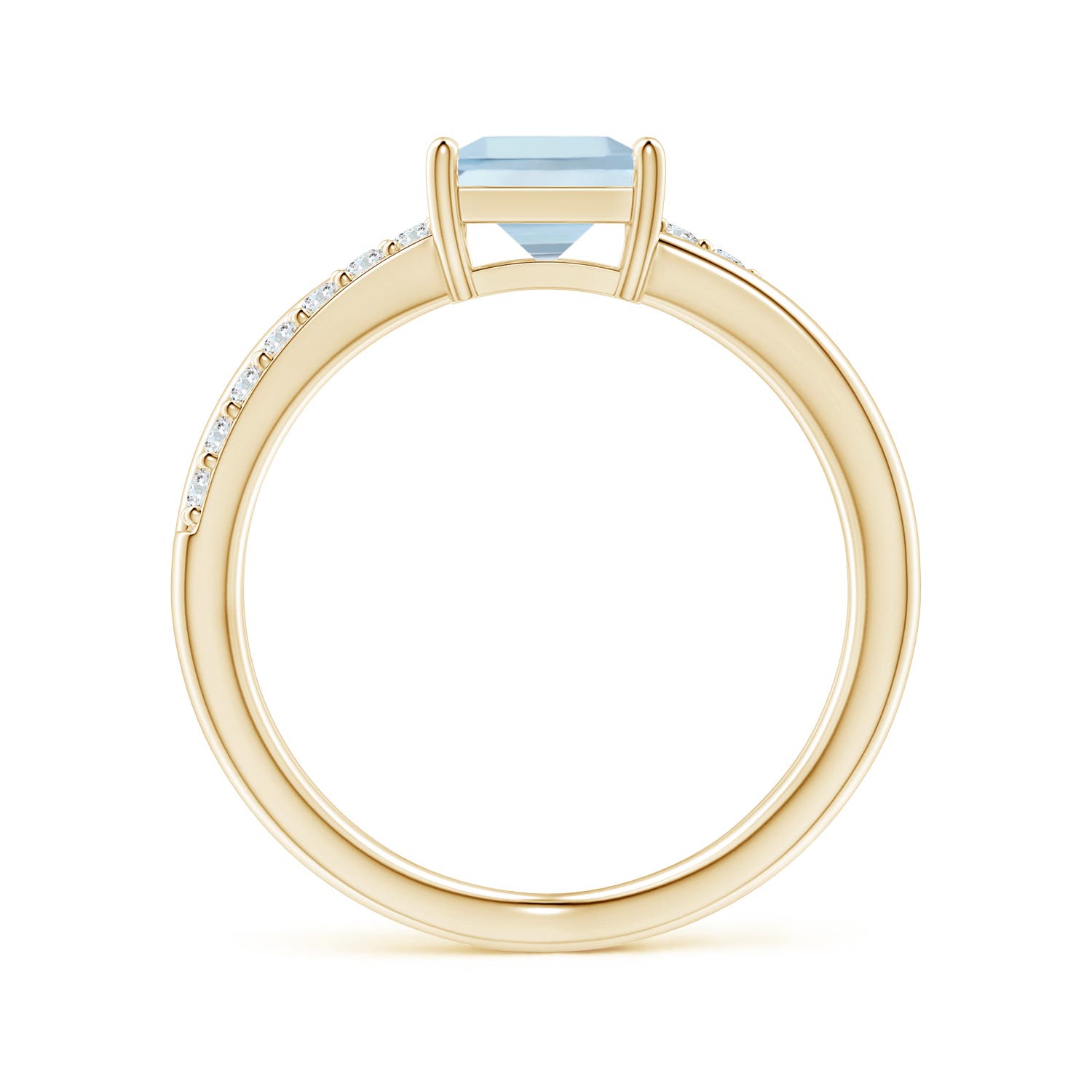 AA - Aquamarine / 1.15 CT / 14 KT Yellow Gold