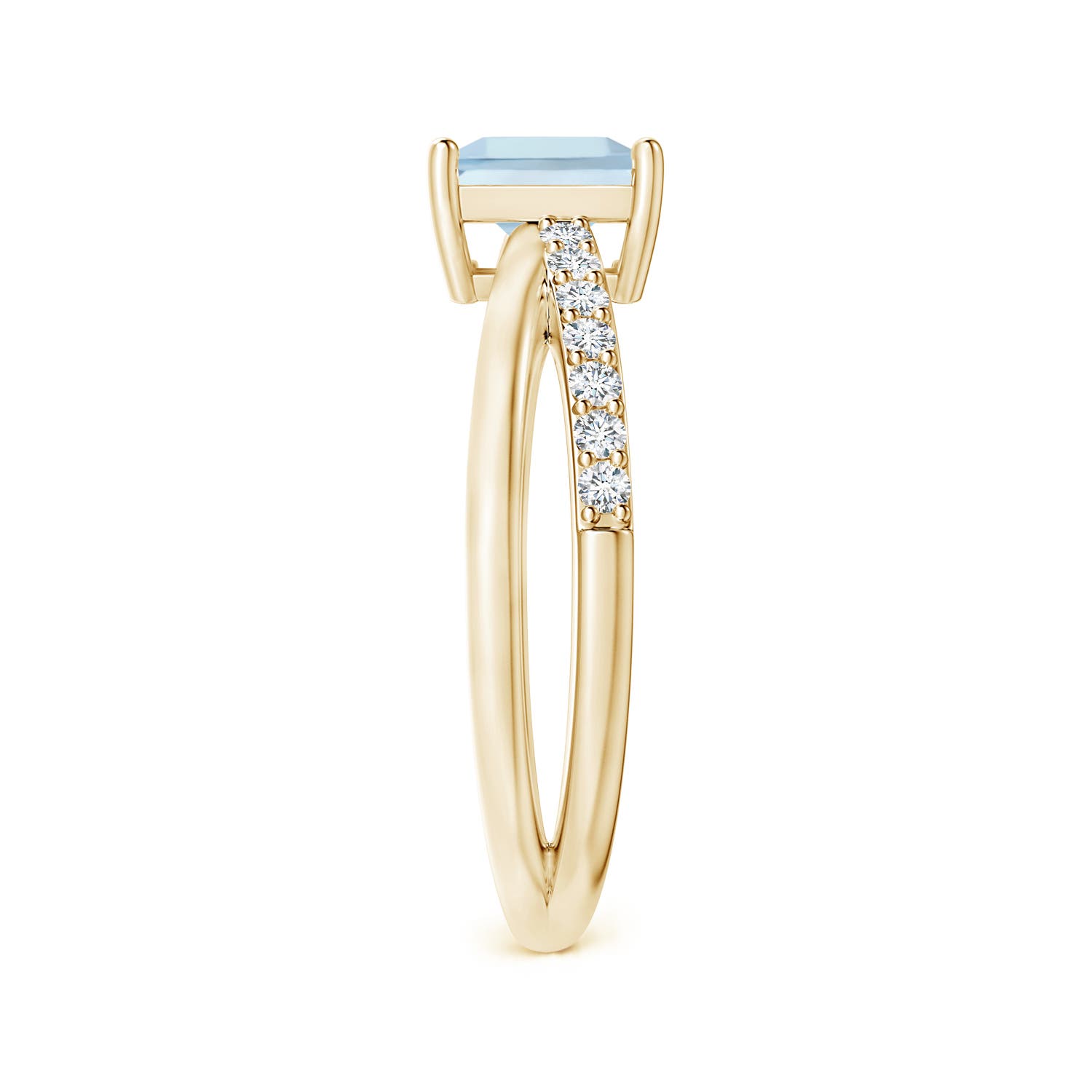 AA - Aquamarine / 1.15 CT / 14 KT Yellow Gold