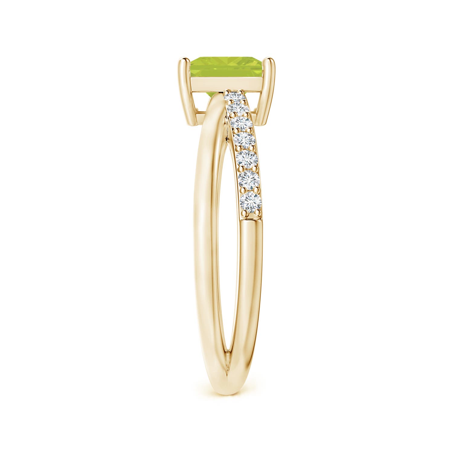 A - Peridot / 1.3 CT / 14 KT Yellow Gold