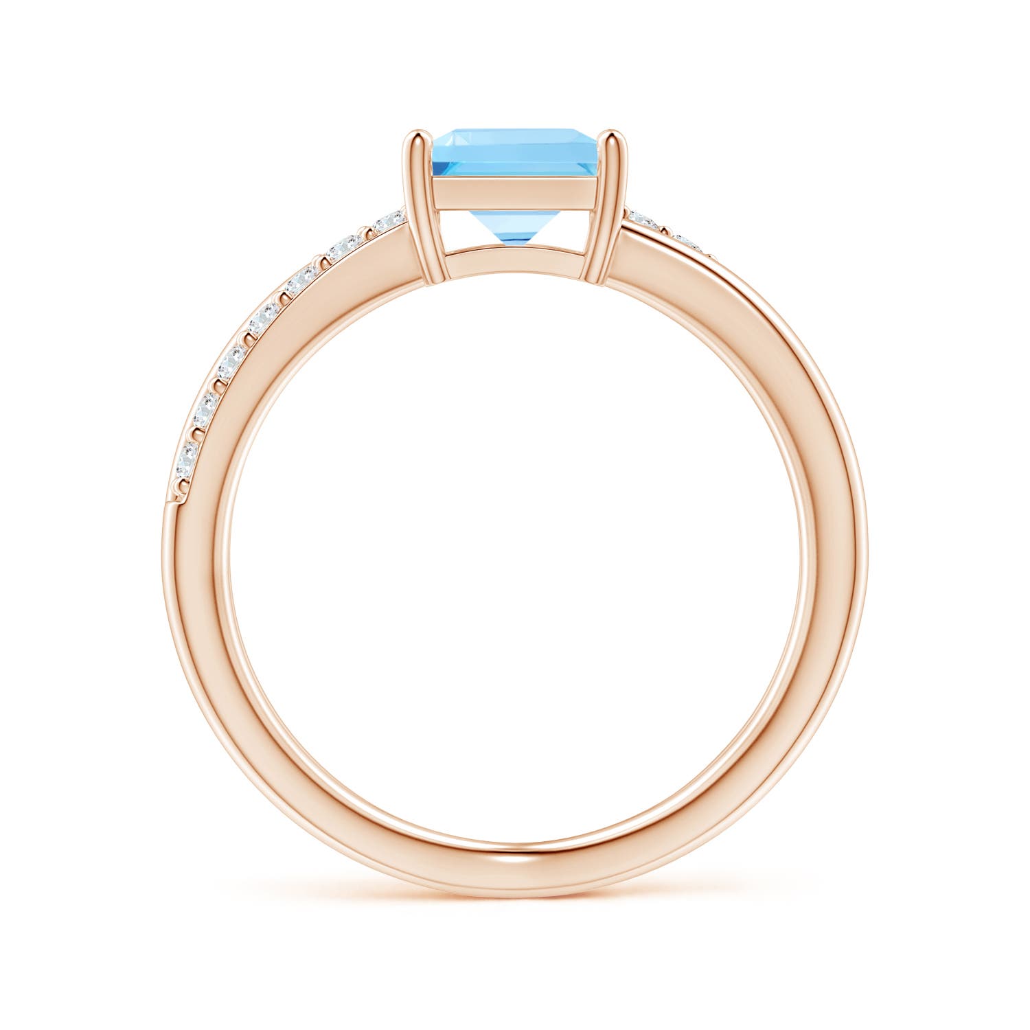 AA - Swiss Blue Topaz / 1.55 CT / 14 KT Rose Gold