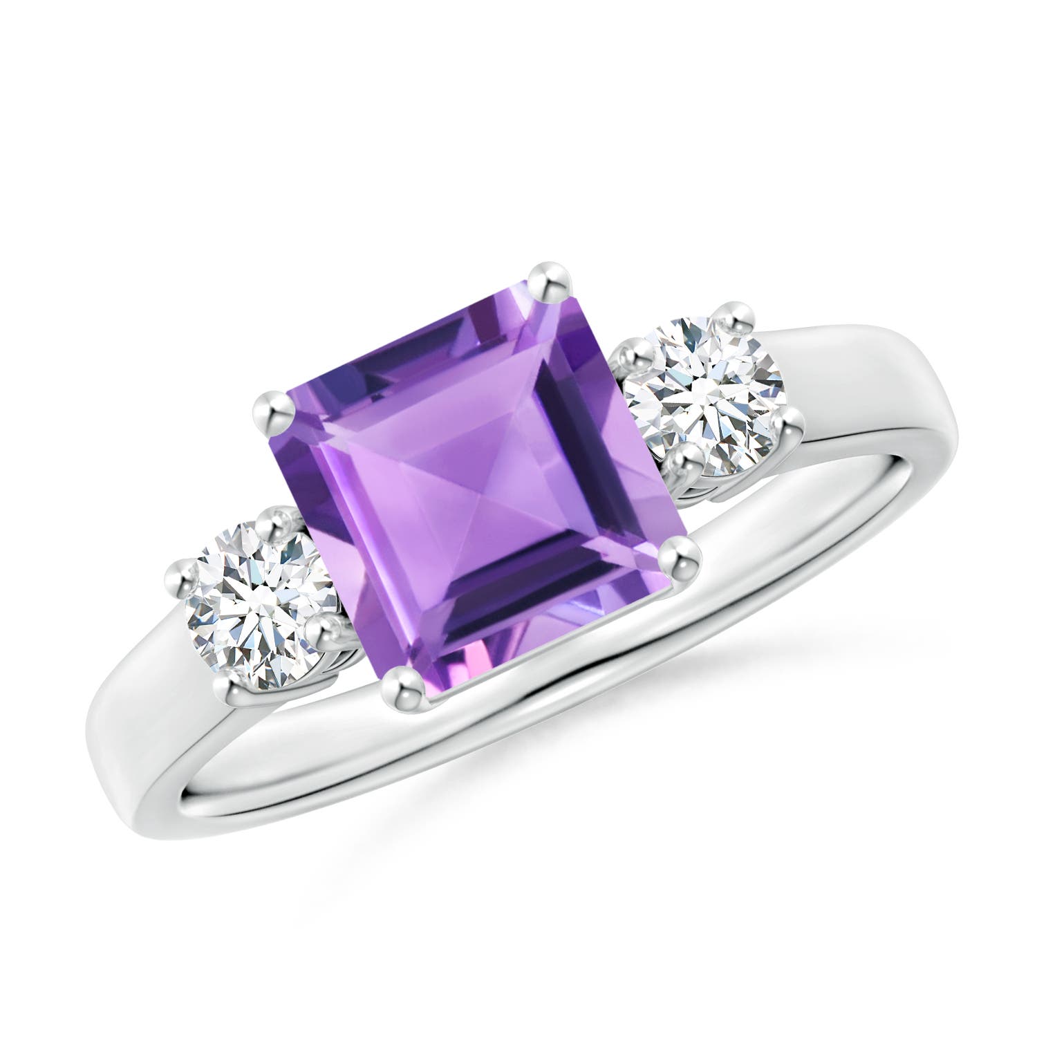 A - Amethyst / 1.62 CT / 14 KT White Gold